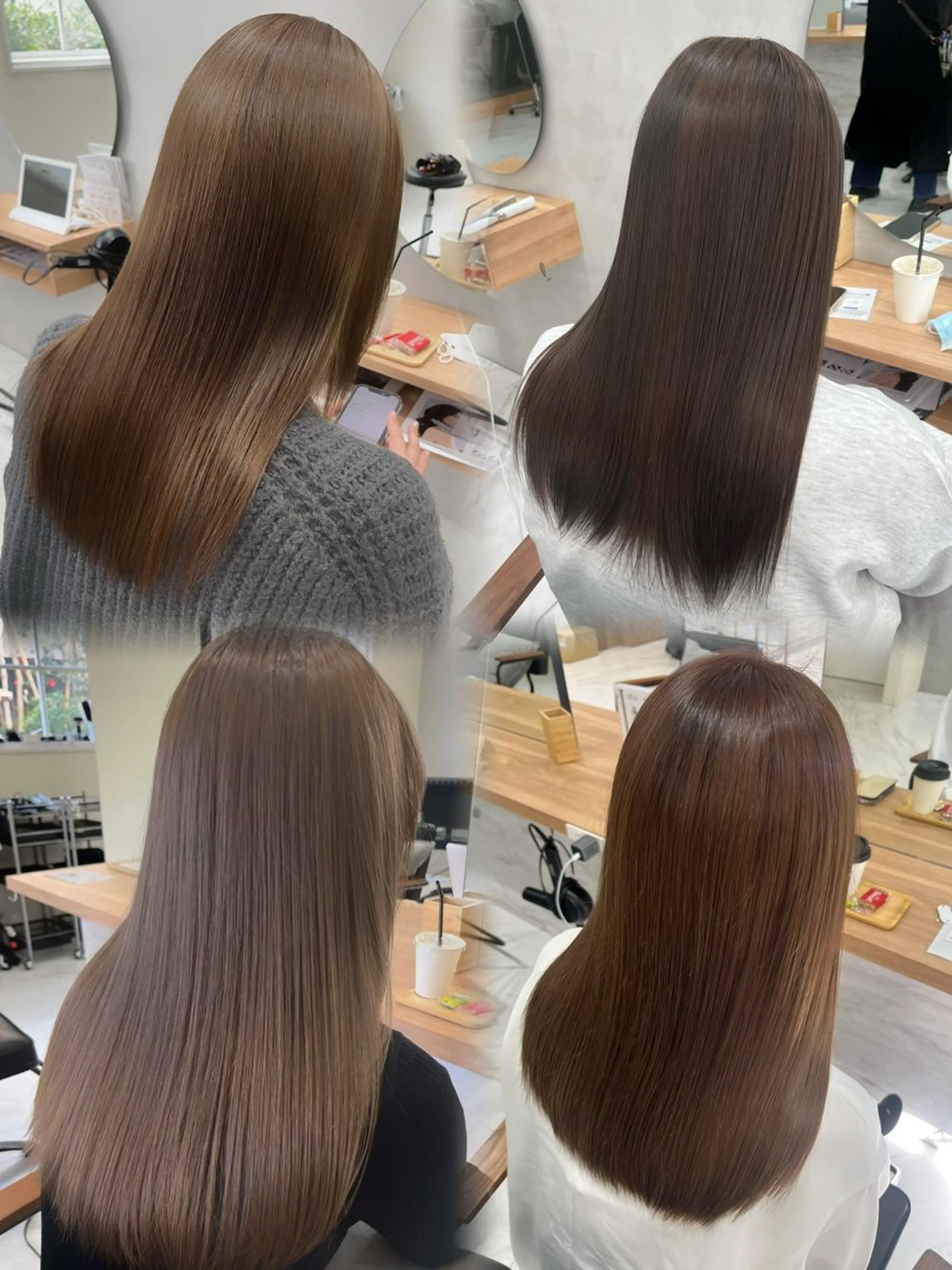 ブリーチなしダブルカラーの写真