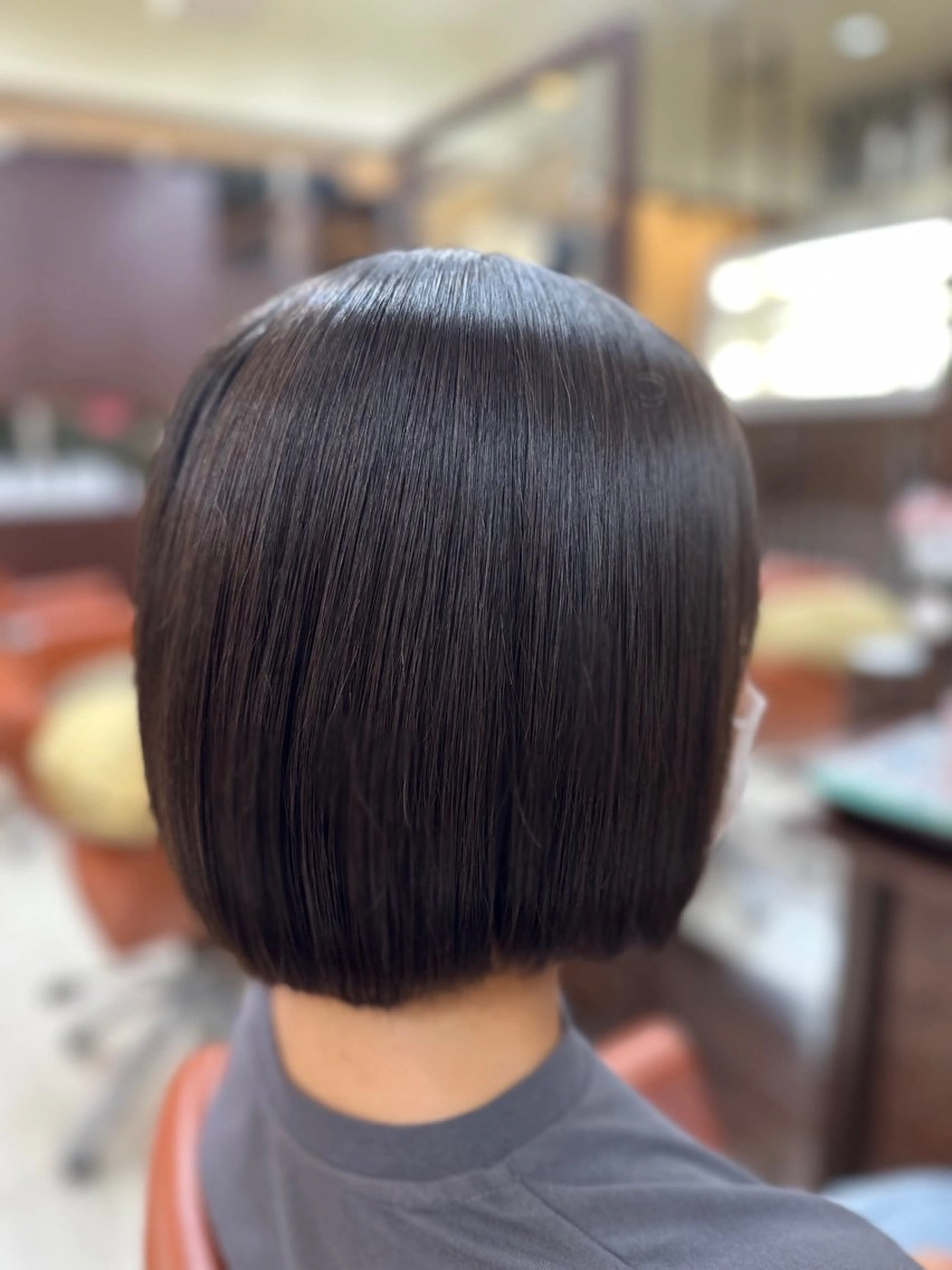 ショート 髪質改善 カット 縮毛矯正 トリートメント みつき/✨髪質改善✨ /自然なストレートのヘアスタイル