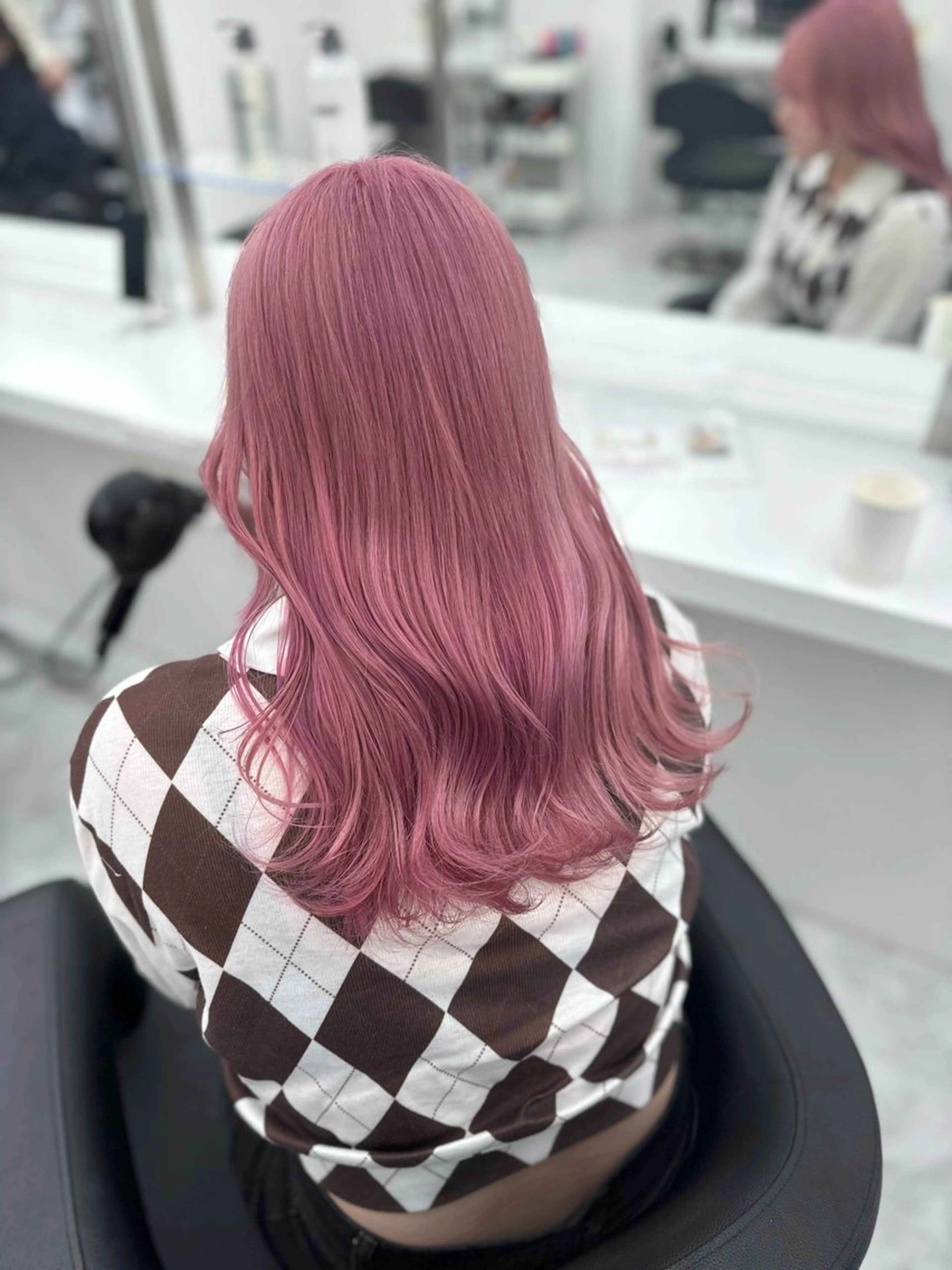 セミロング ヘアカラー トリートメント 🤍透明感カラー🤍 MANAのヘアスタイル