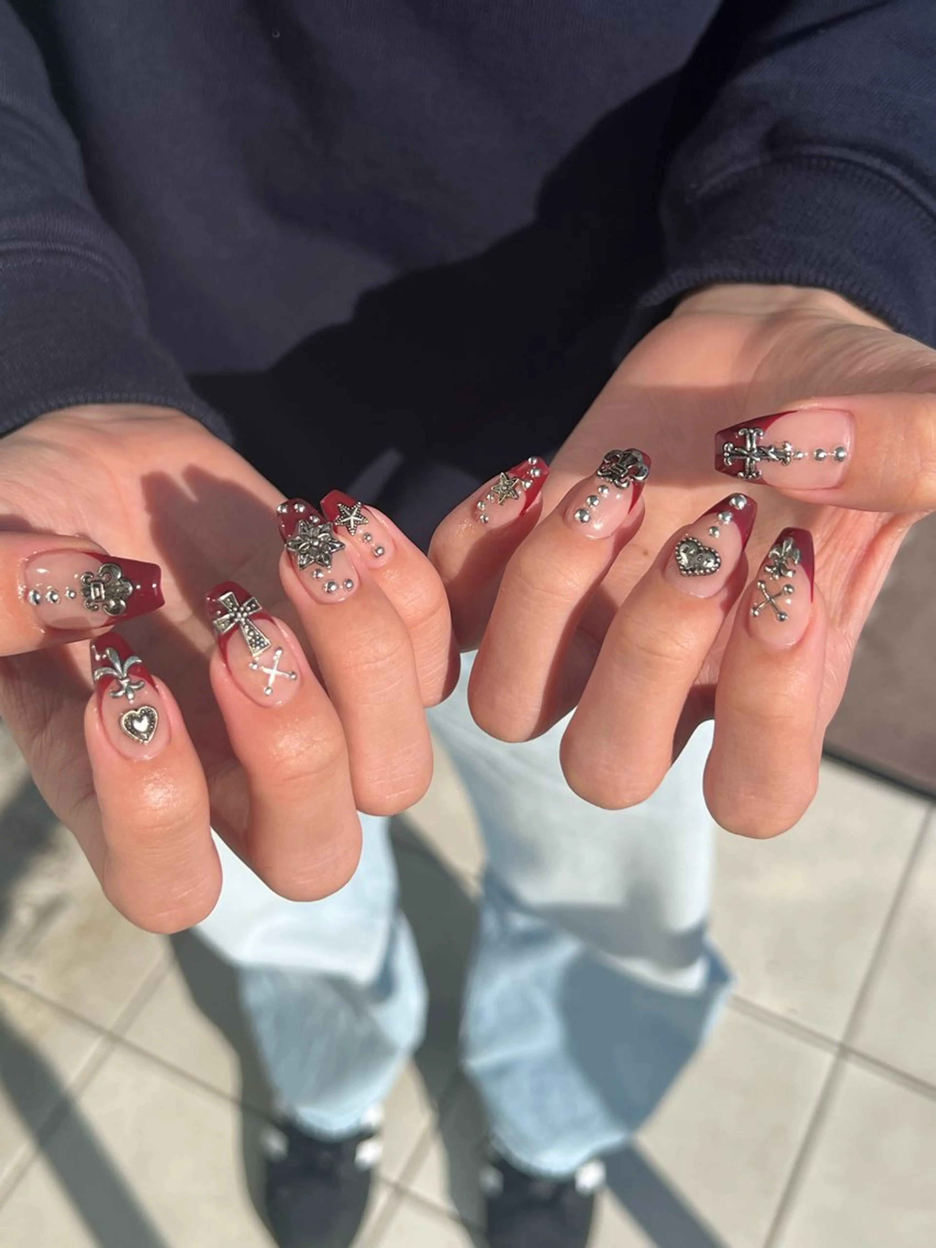 ネイル ハンドネイル フットネイル Allure小山店 Nagisaのネイルデザイン