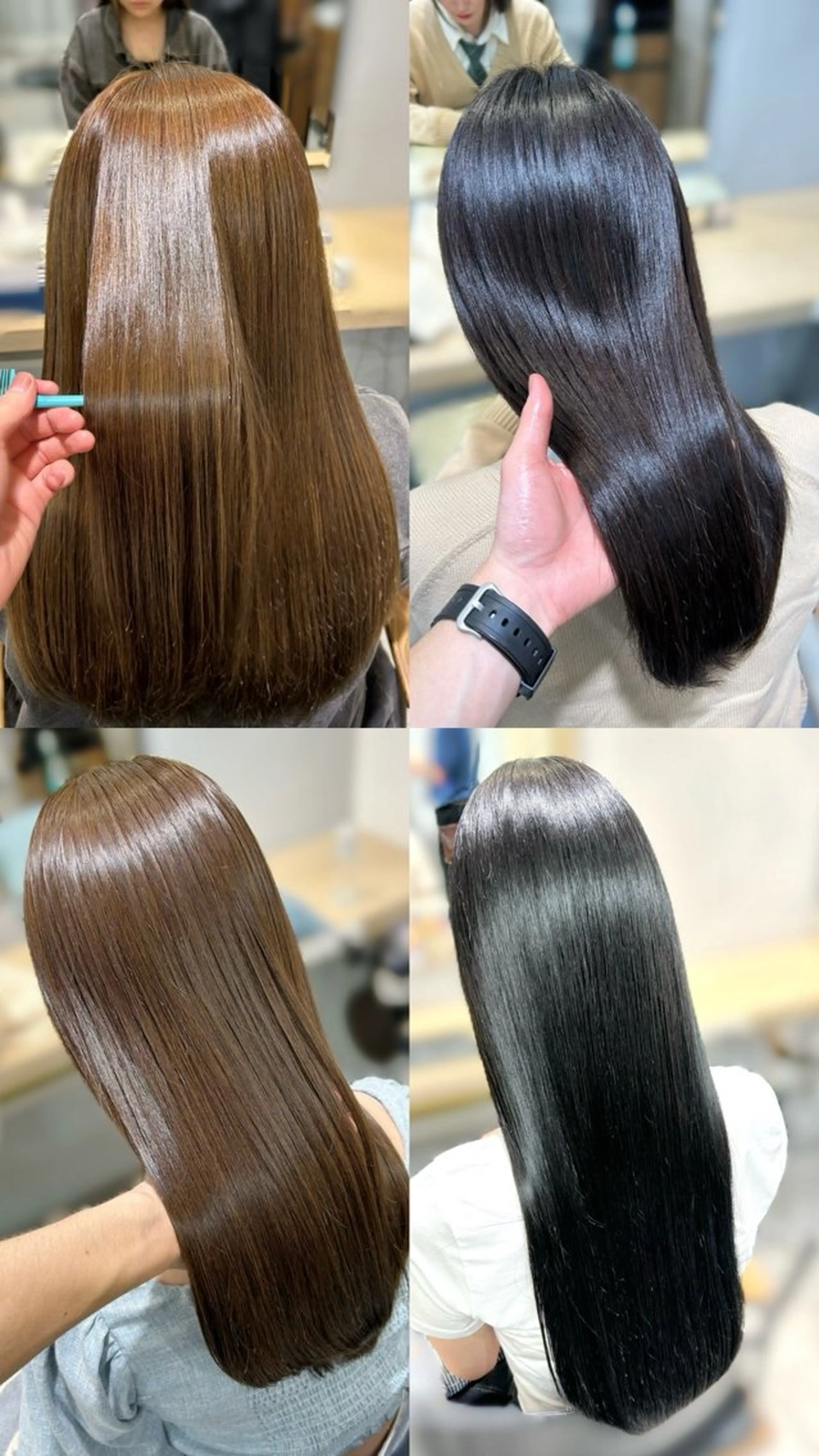 ミディアム 縮毛矯正 大人レイヤー/美髪 縮毛矯正taigaのヘアスタイル