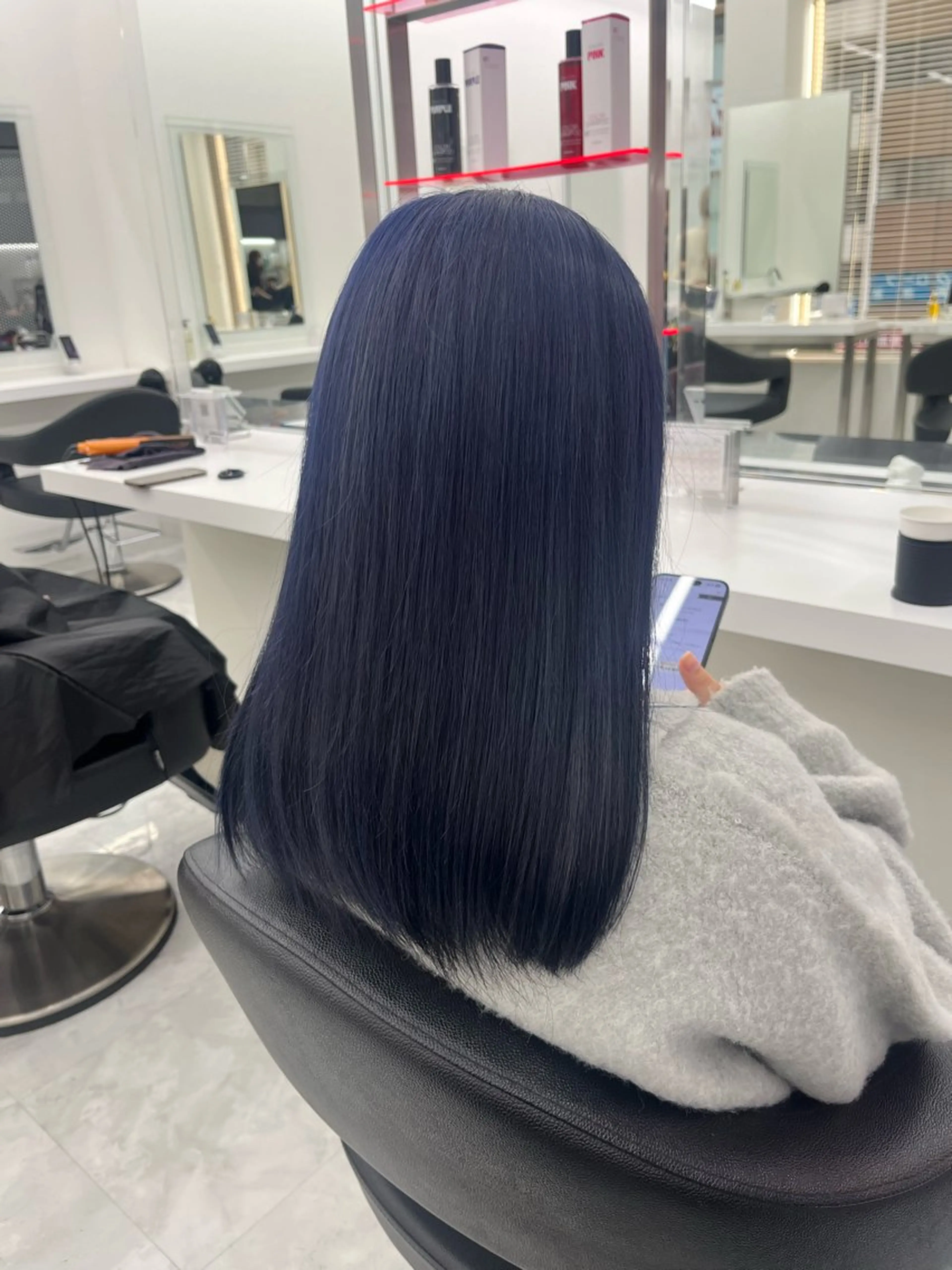 ロング カラー ブルーカラー ブルーラベンダー ラベンダーカラー ヘアカラー トリートメント 💖トレンド夏 カラー💖FUTAのヘアスタイル