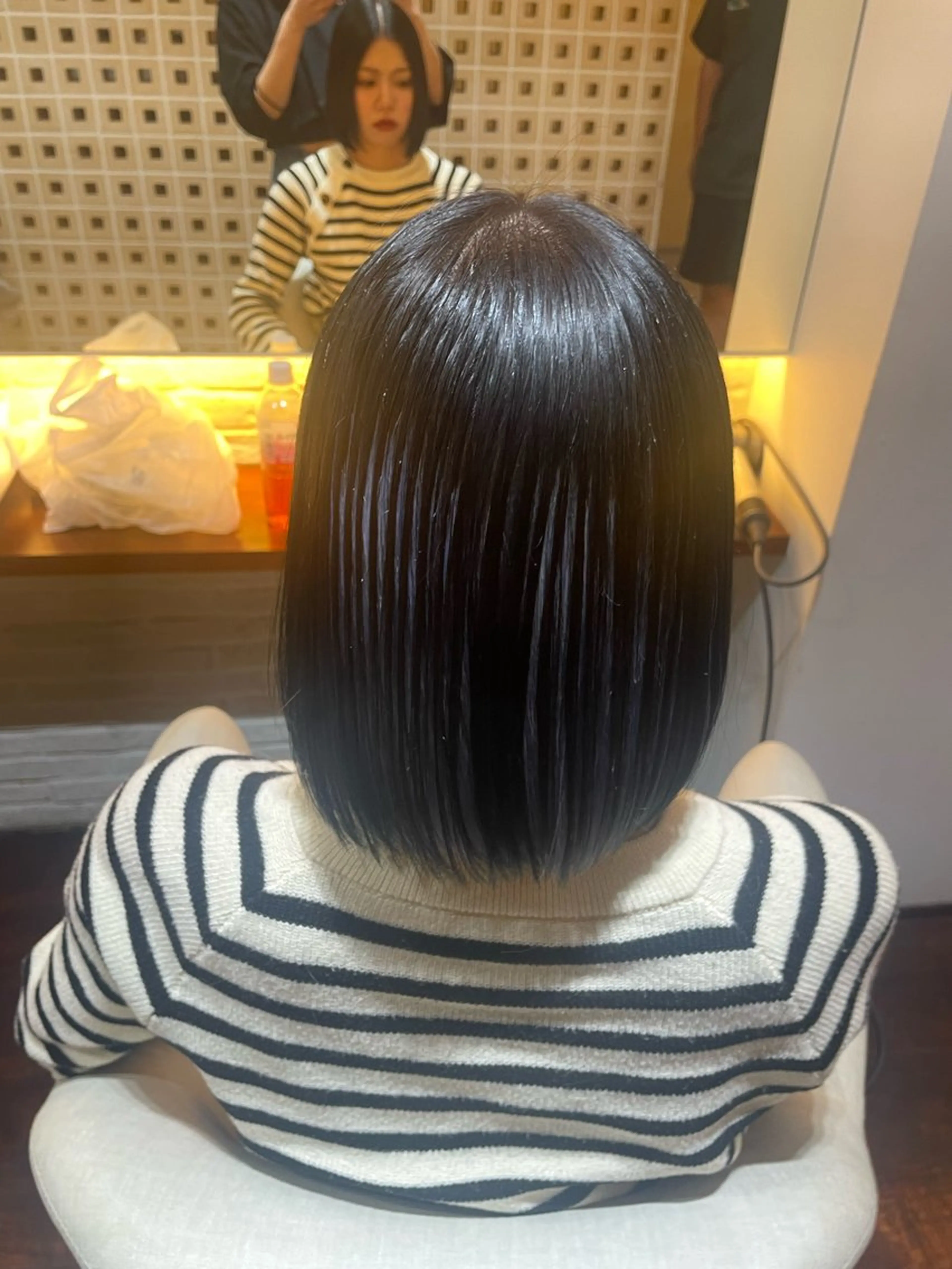 ミディアム カラー ヘアカラー CoCooN nanamiのヘアスタイル