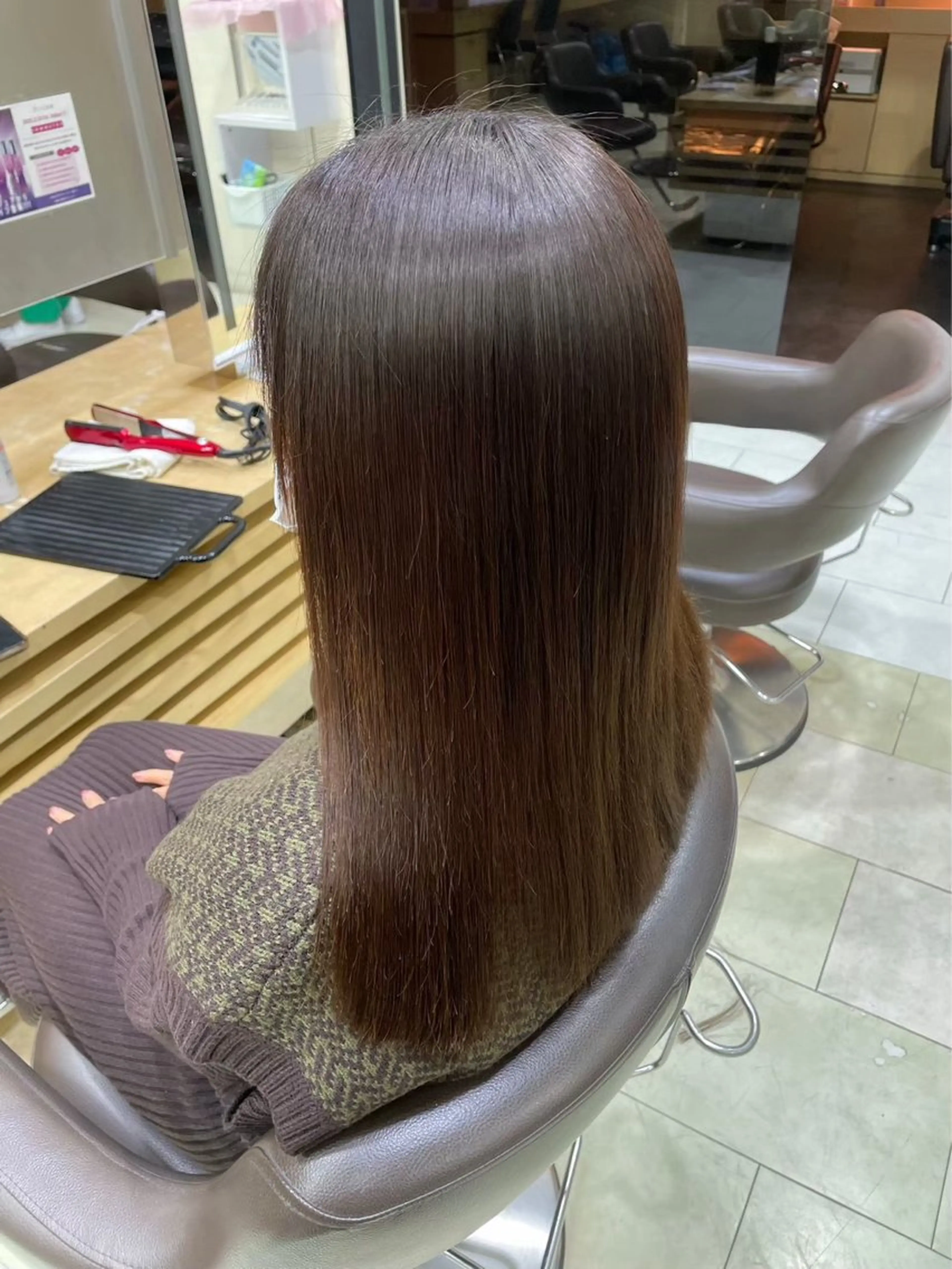 ロング カット 縮毛矯正 髪質改善カラー/矯正 /パーマの職人/航太のヘアスタイル