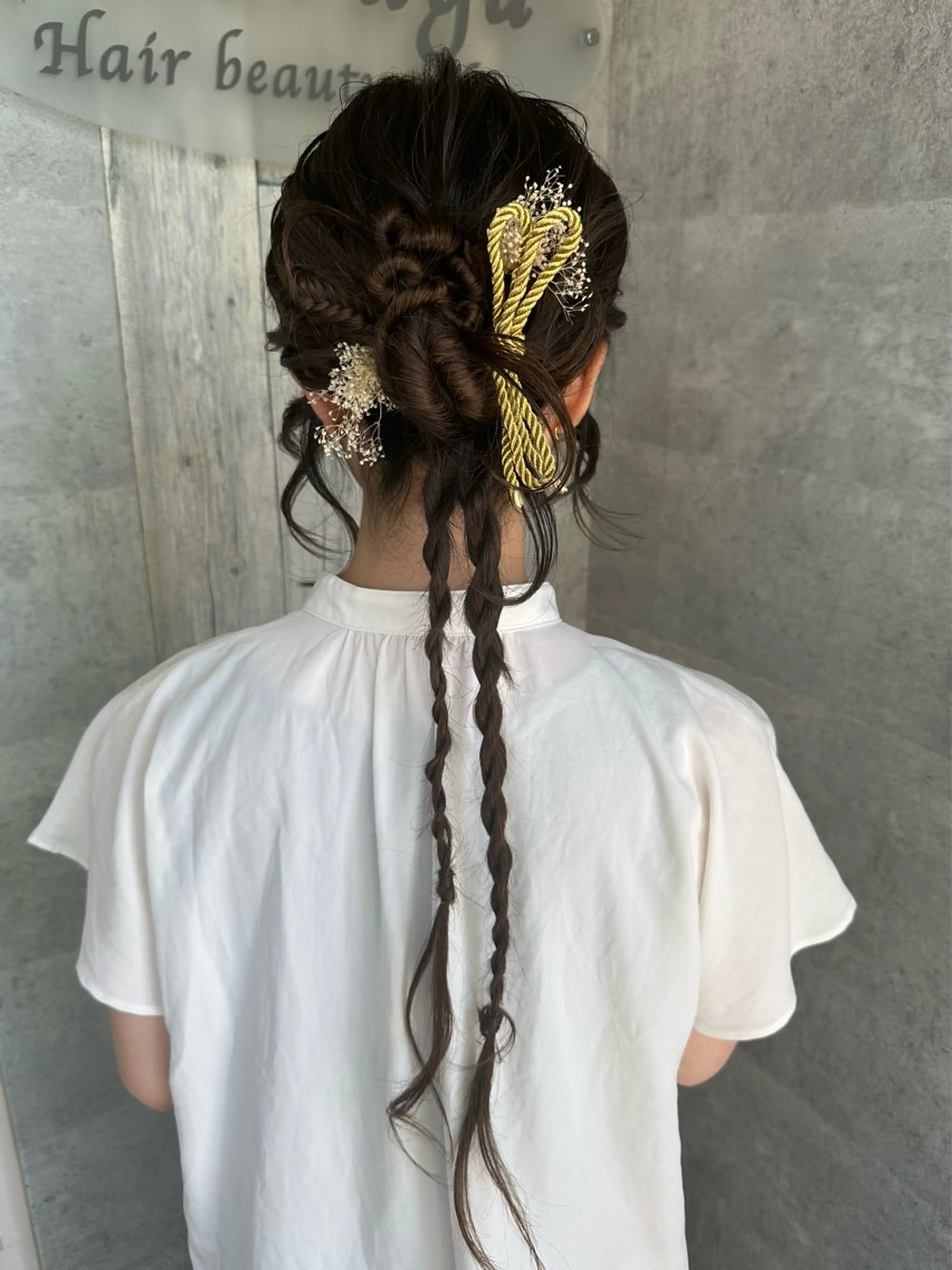 ヘアアレンジ ラルガ下曽根所属・な 茶のヘアスタイル