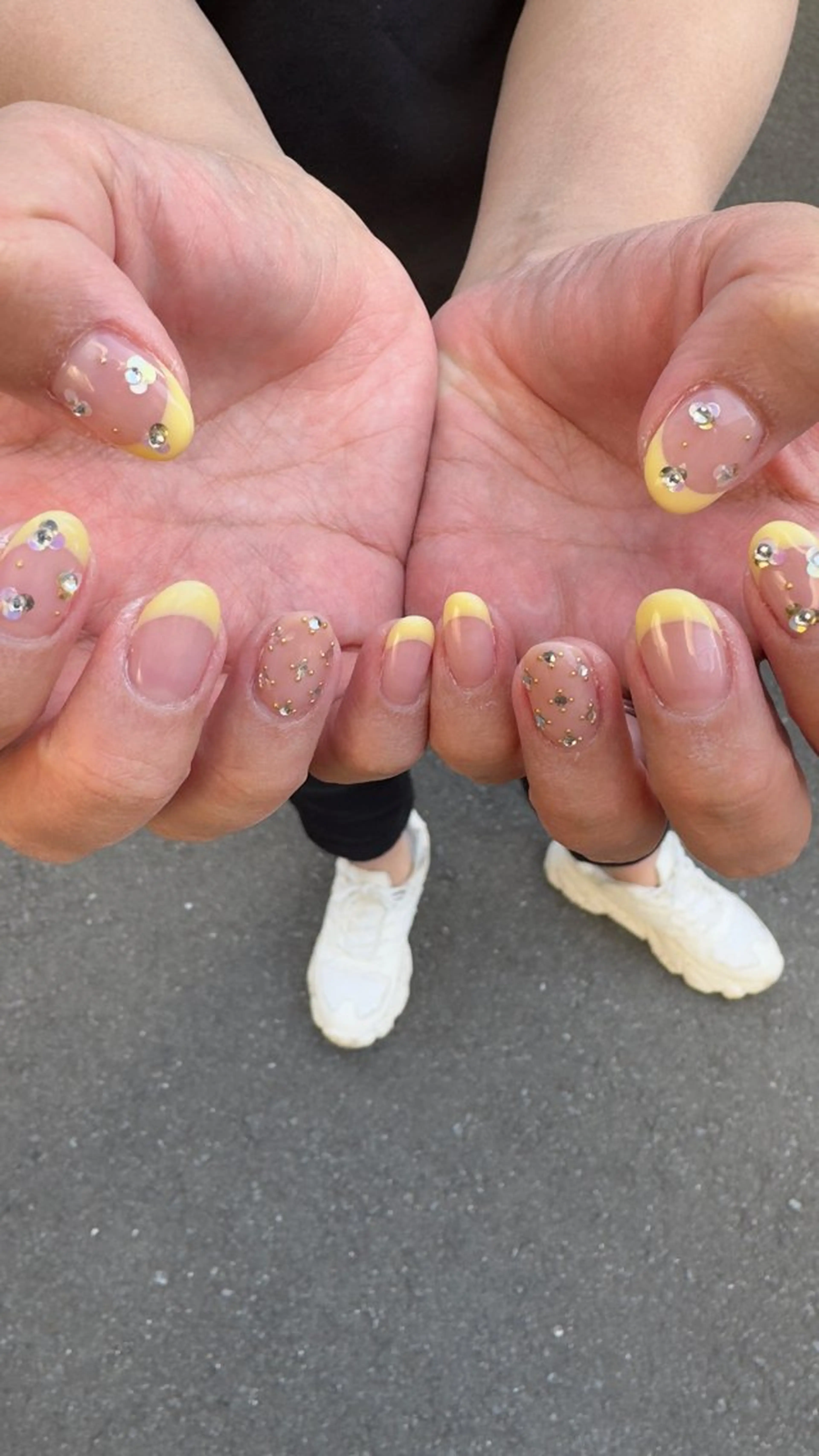 ネイル フラッシュネイル 韓国ネイル ラメ(グリッター) ラメグラデーション マグネットネイル ハンドネイル MH_ Nailのネイルデザイン