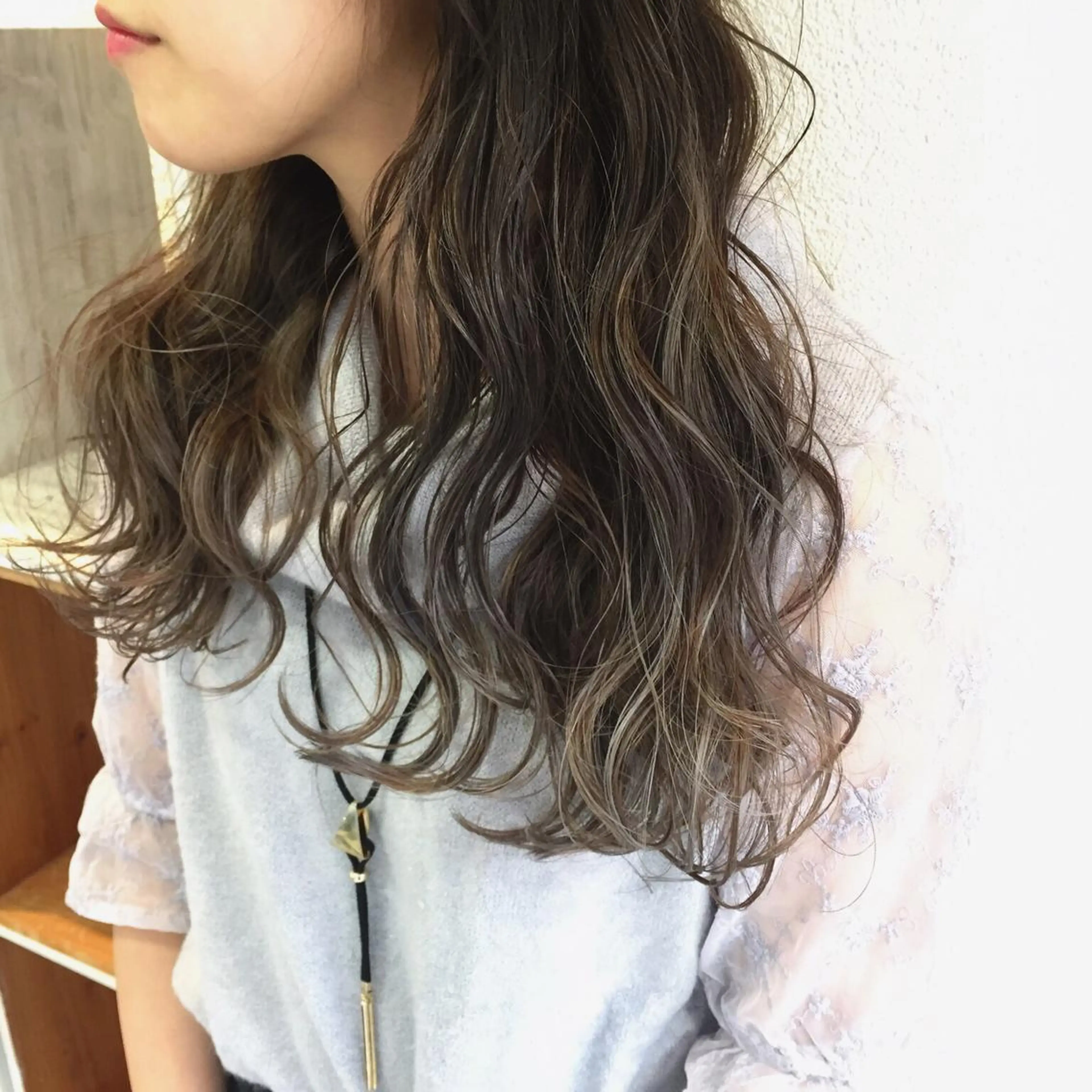 ロング カット パーマ トリートメント 【髪質改善💎韓国風 レイヤー🌷】山川のヘアスタイル