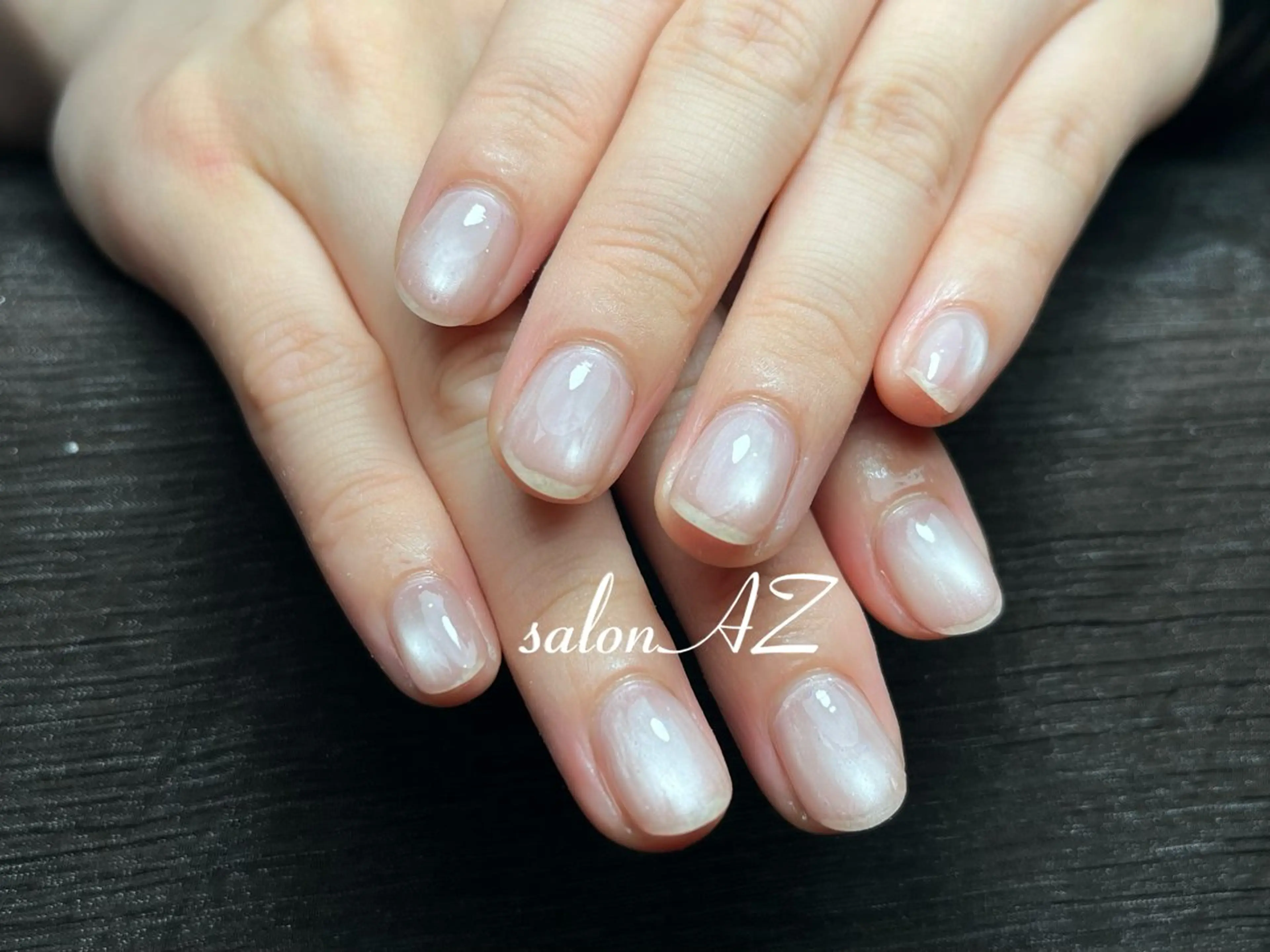 ネイル アートネイル 長さ出し フットネイル フレンチネイル ジェルネイル salon AZのネイルデザイン