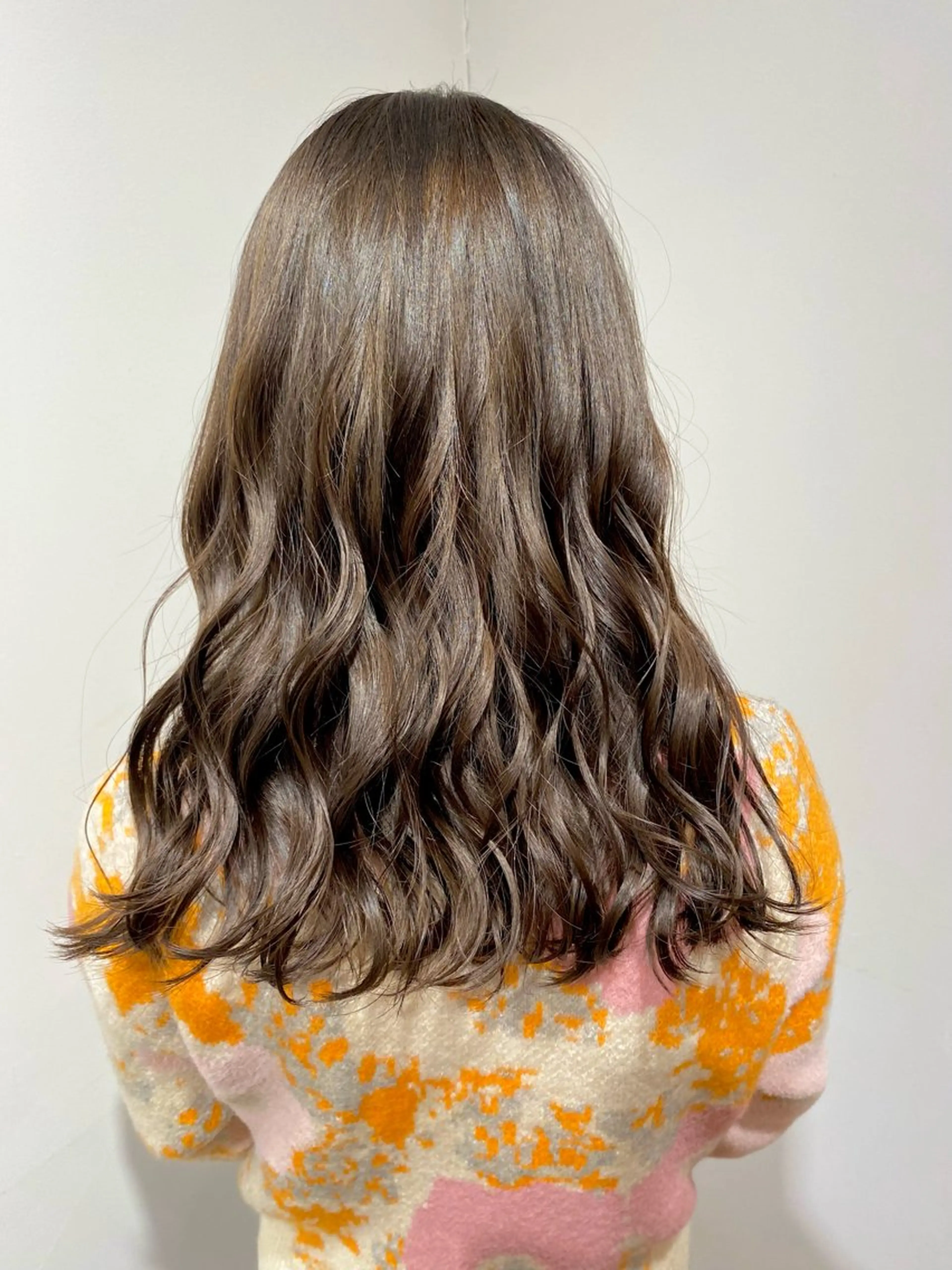 ロング カラー ベージュカラー ミルクティーベージュ 暖色系カラー まおのヘアスタイル
