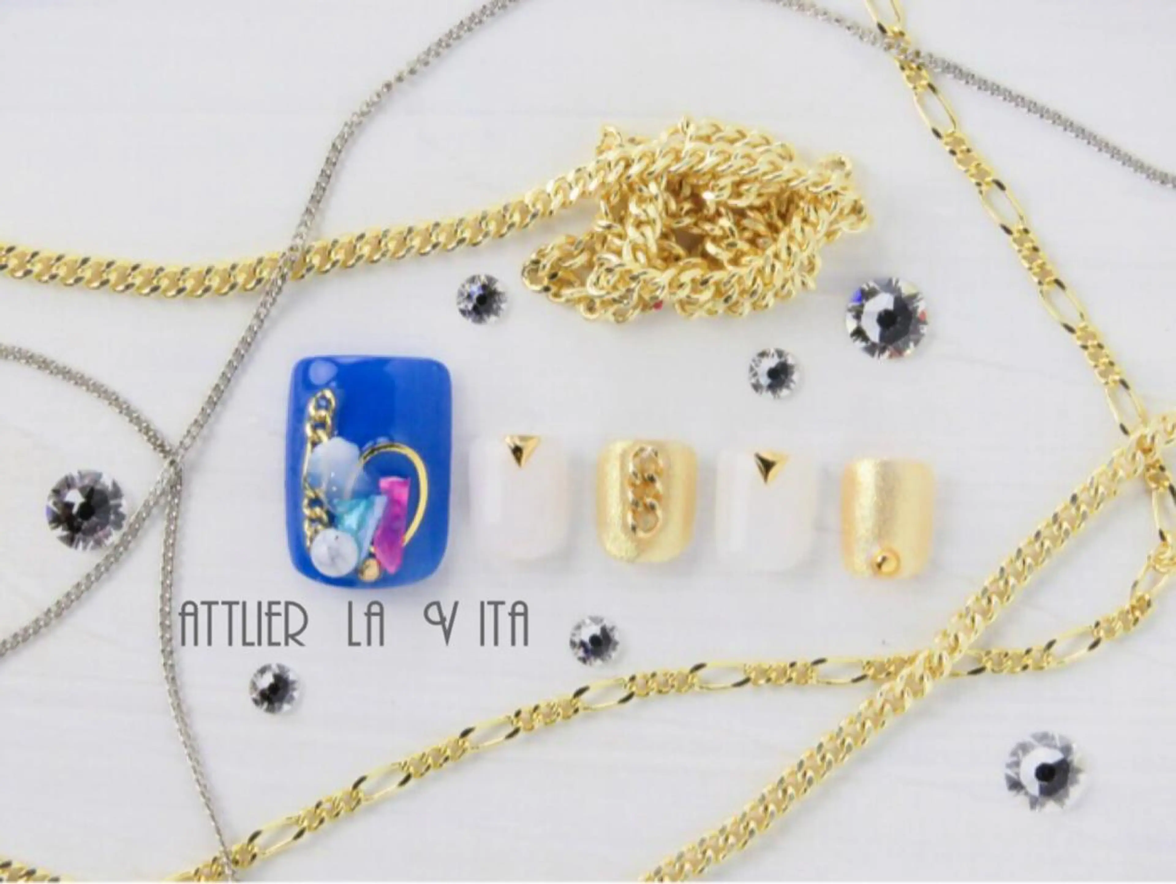 ネイル ジェルネイル フットネイル atelier la vita所属・lavita. mimuraのネイルデザイン