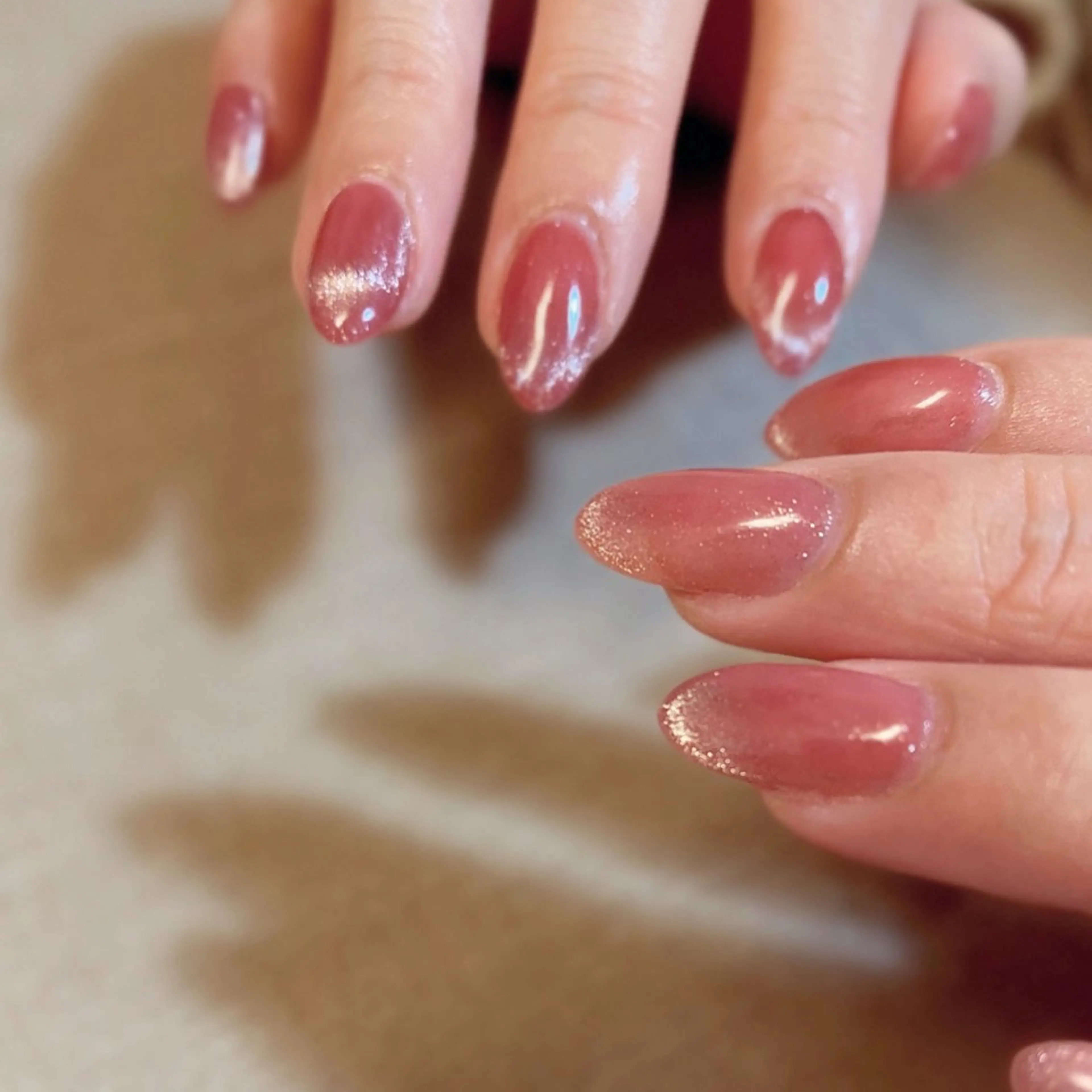 ネイル フレンチネイル 氷ネイル・うるうるネイル 韓国ネイル マグネットネイル マグネットフレンチ ハンドネイル _____jays nailのネイルデザイン
