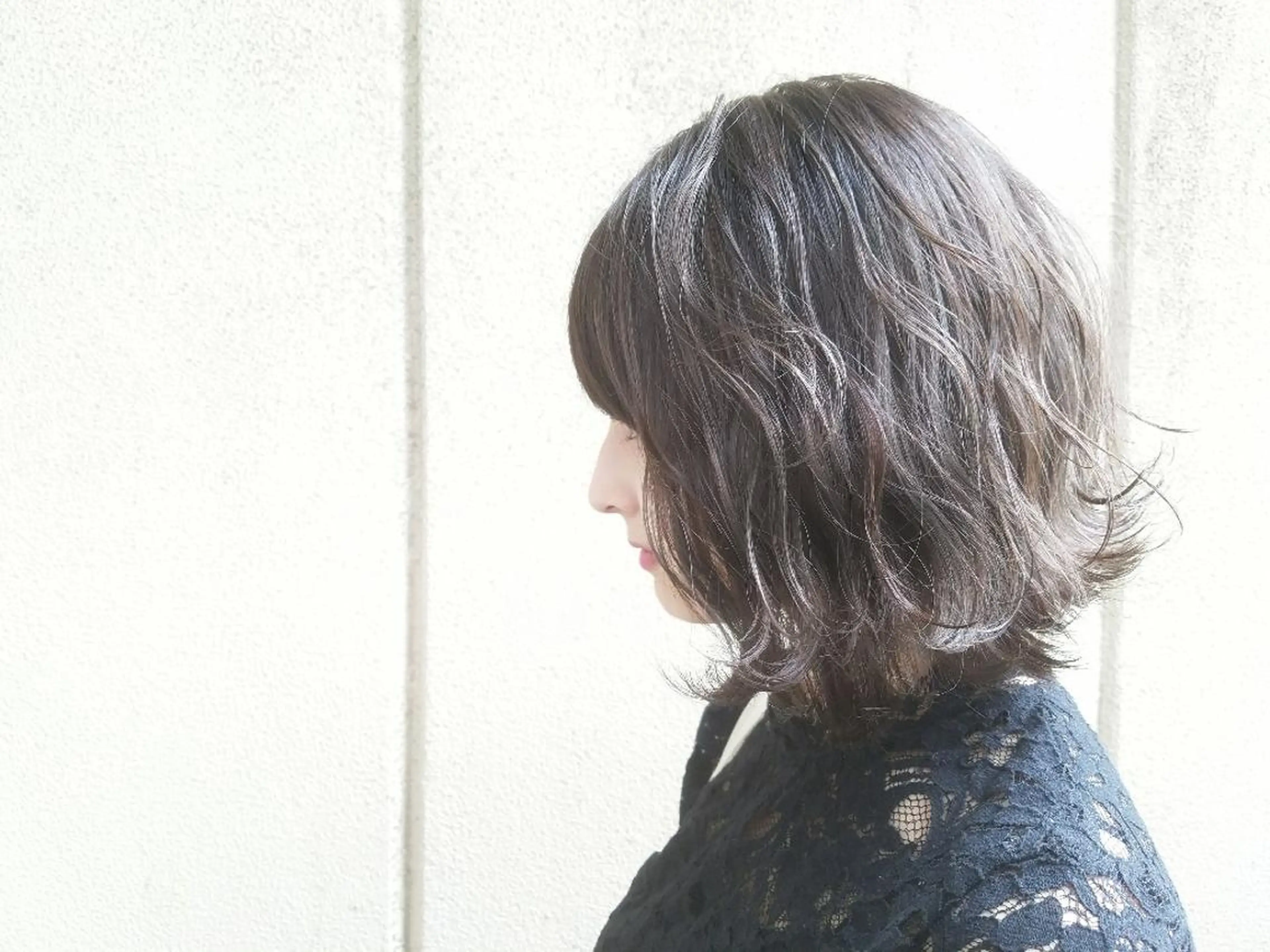ショート カラー ブルーカラー ブルージュ ウルフ、ボブ美容師 今井のヘアスタイル