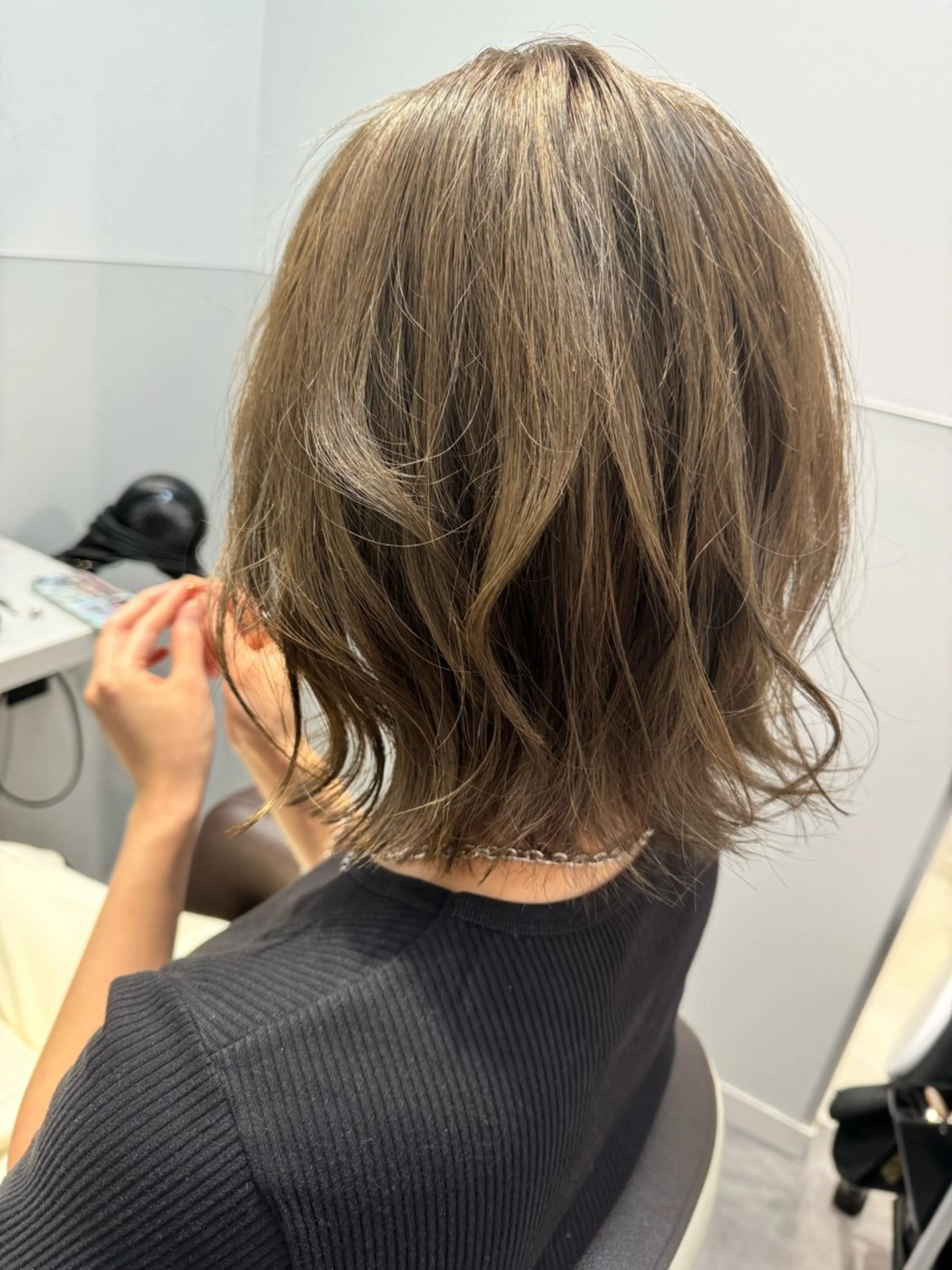 ミディアム ヘアカラー トリートメント share salon higashi umeda所属・林 時也のヘアスタイル