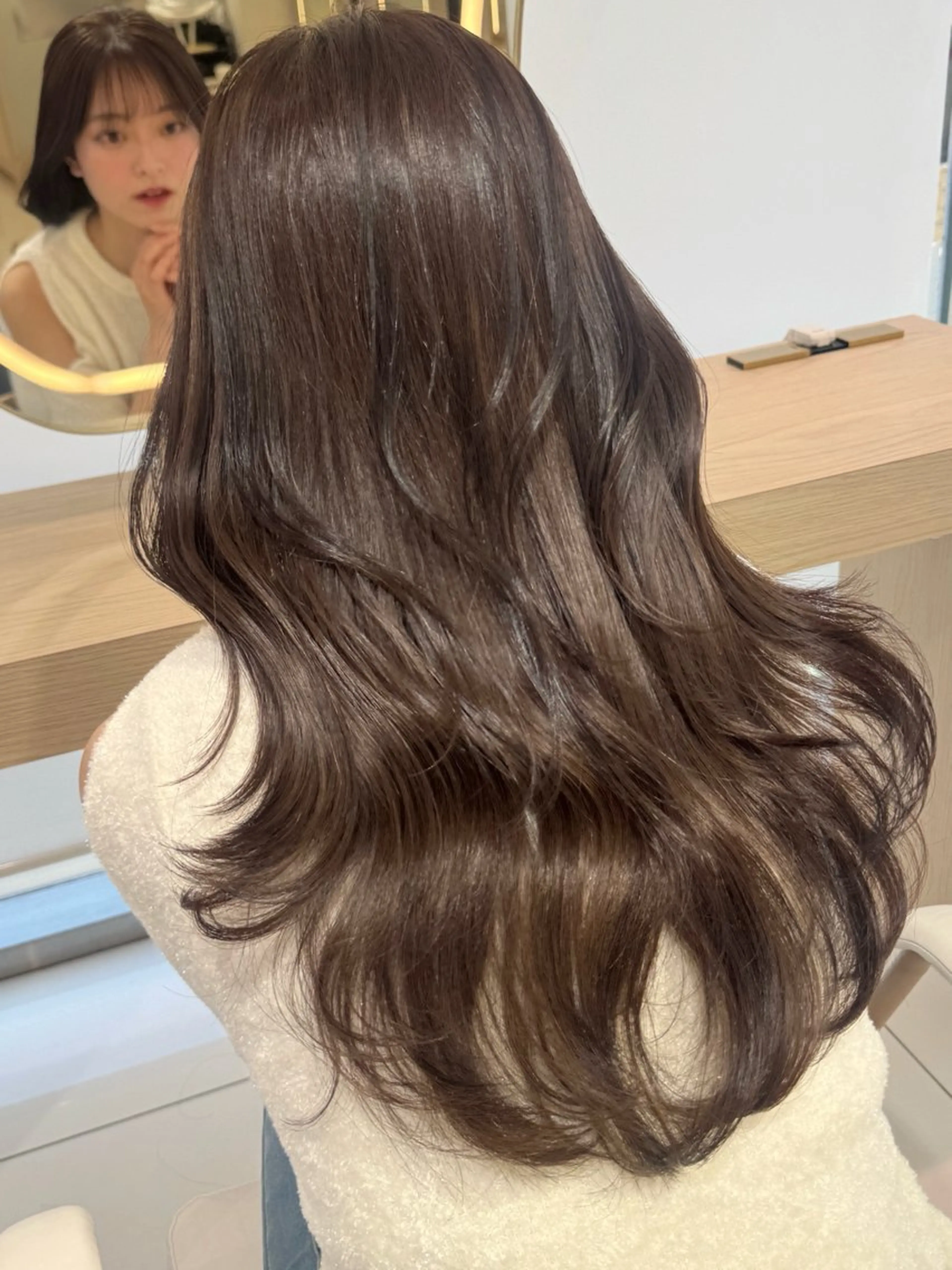 ロング ✨髪質改善/透明感 カラー🪽FUUMAのヘアスタイル