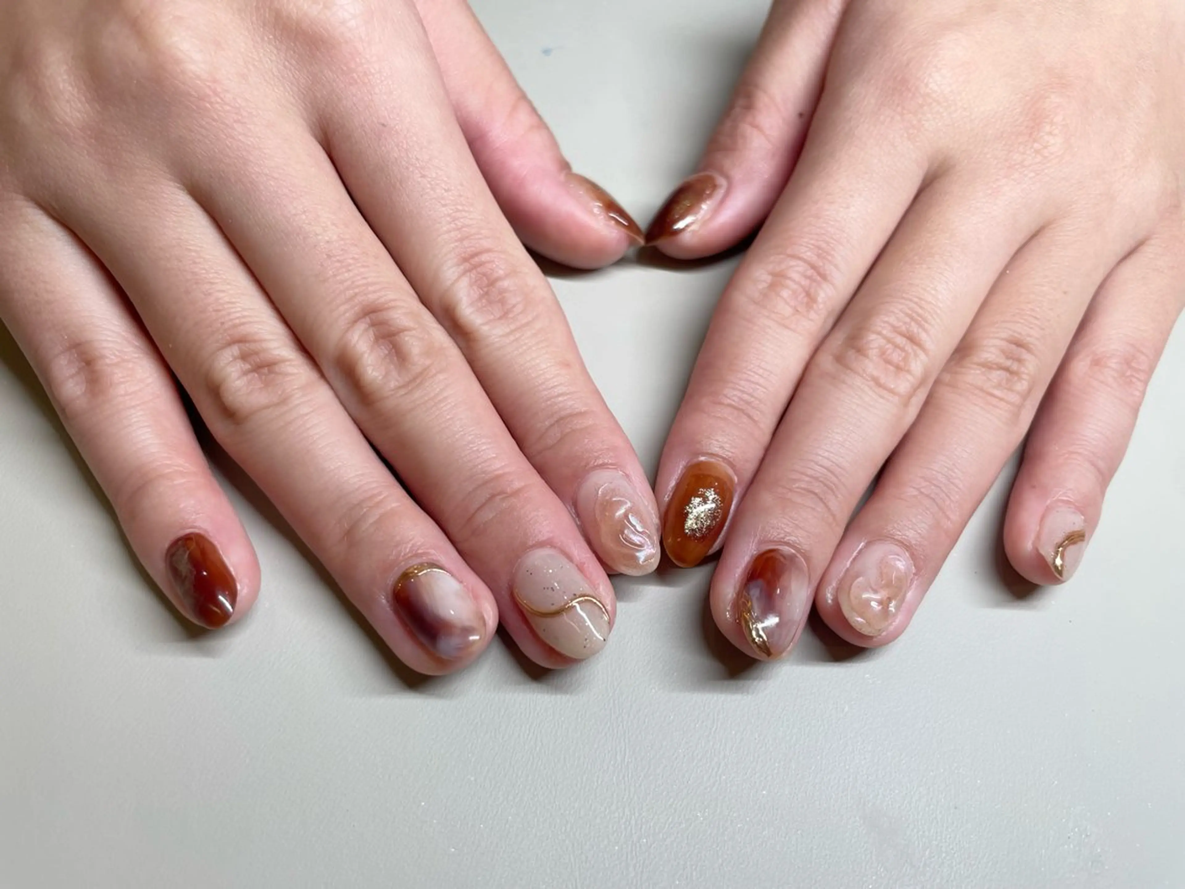 ネイル ニュアンスネイル ハンドネイル Y.Haru joieangeのネイルデザイン