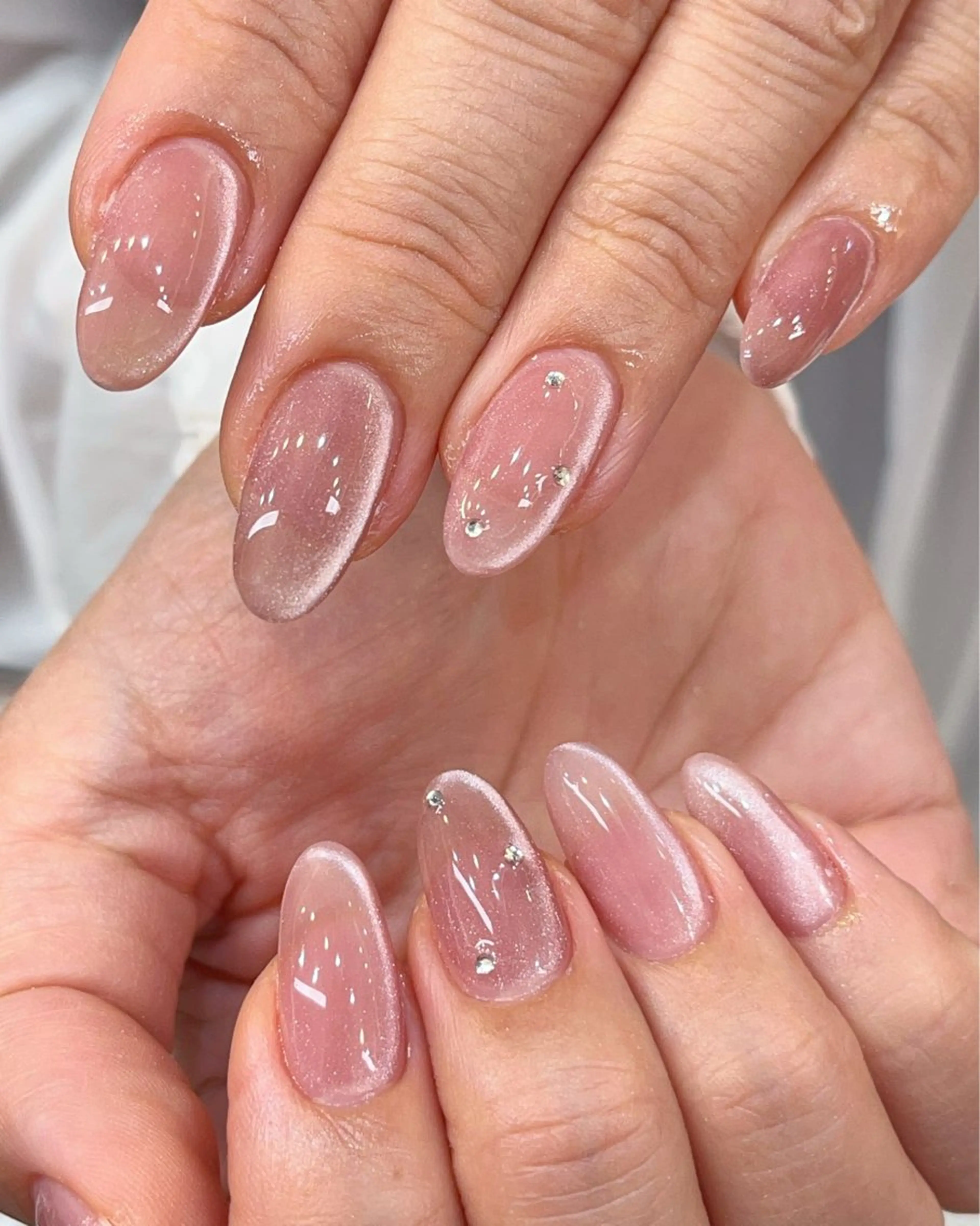ネイル アートネイル フットネイル ジェルネイル ハート マグネットネイル My nail所属・babarla Nailのネイルデザイン