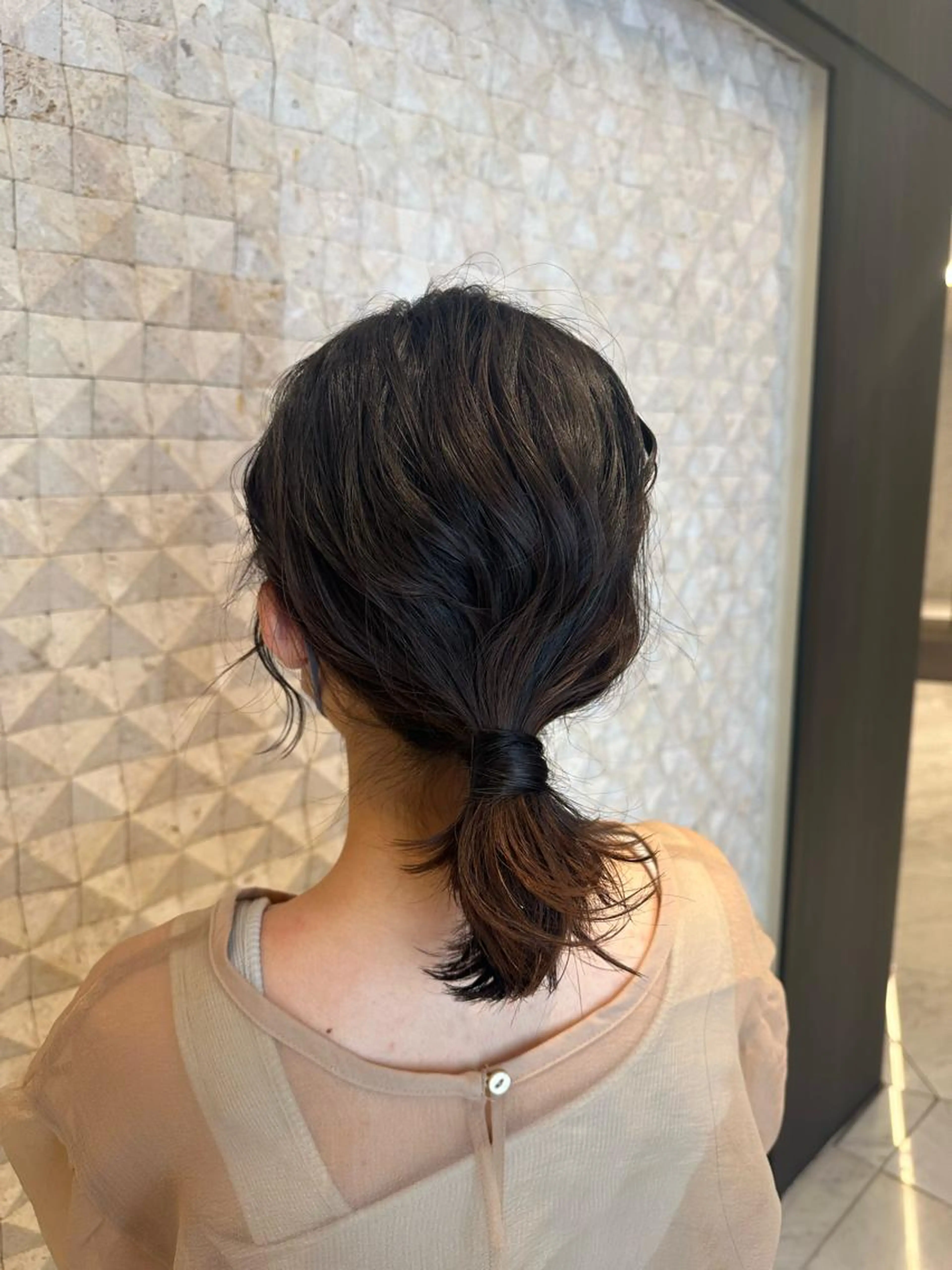 カット＋コンパクトアレンジ＋トリートメントの写真