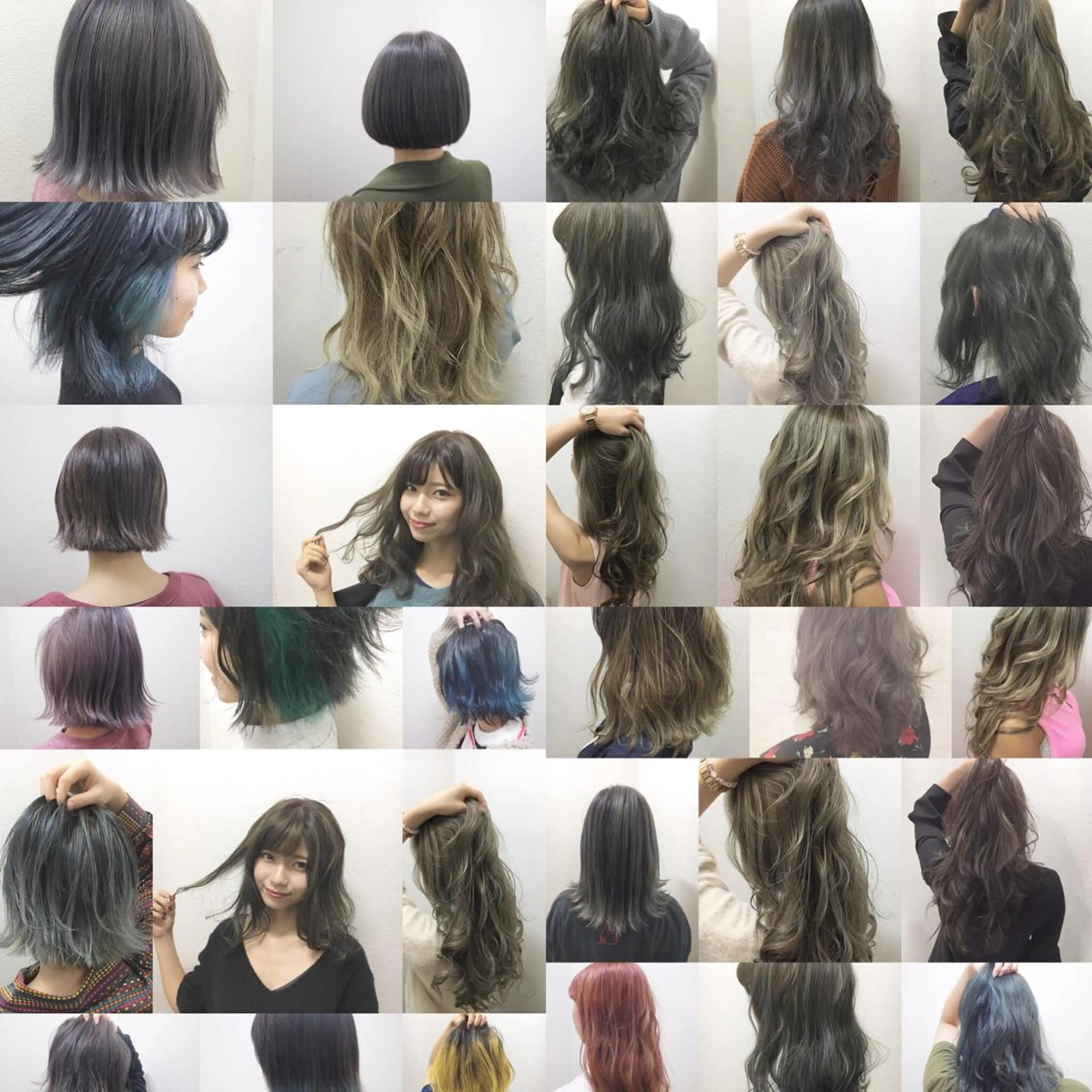 ミディアム カラー JIL BLAN 京都のヘアスタイル