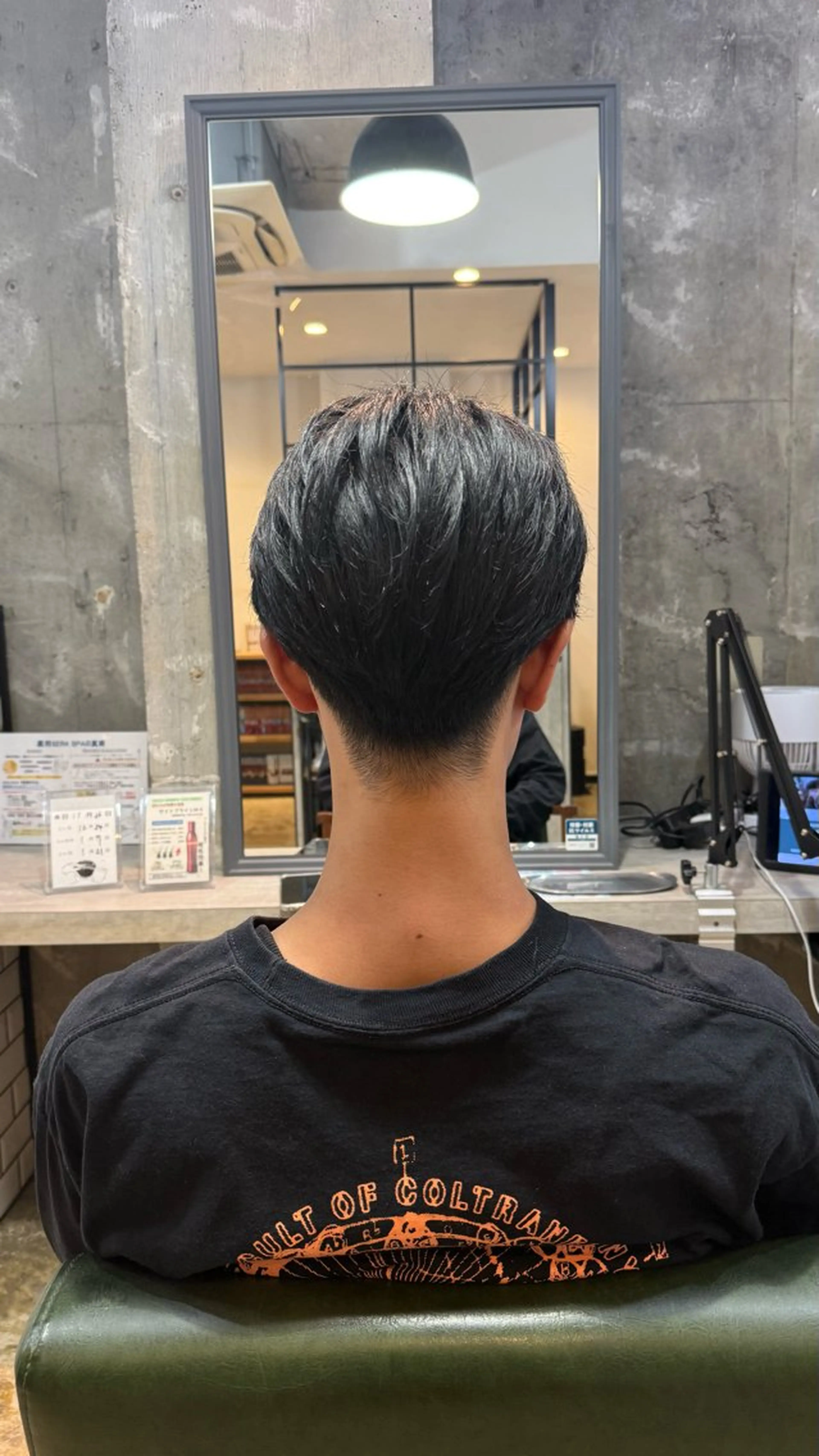 ショート メンズ センターパート 刈り上げ SOLEIL 白井 ／メンズ専門のヘアスタイル