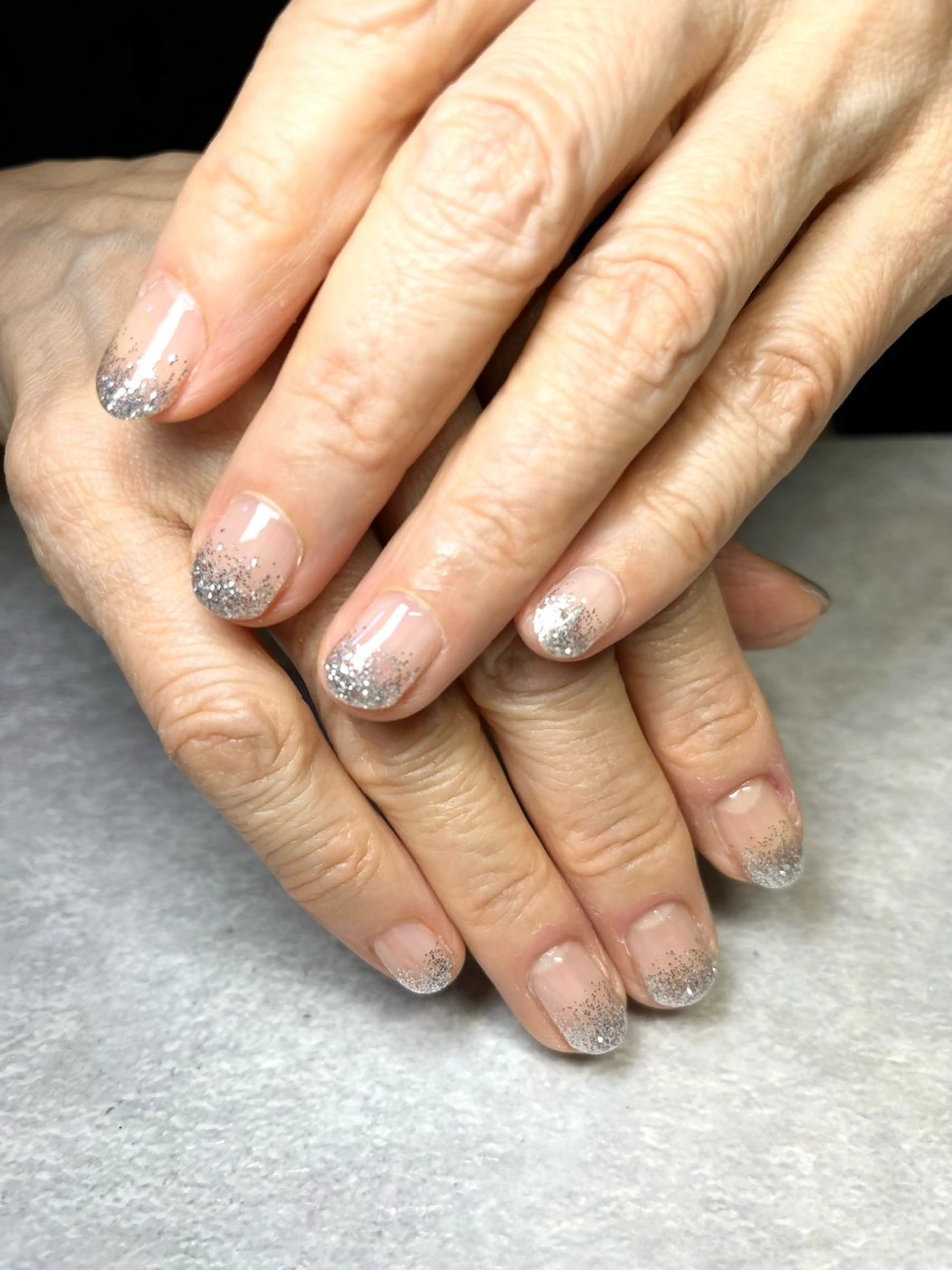 ネイル ラメ(グリッター) ラメグラデーション ハンドネイル elu 船橋店 Fukaのネイルデザイン