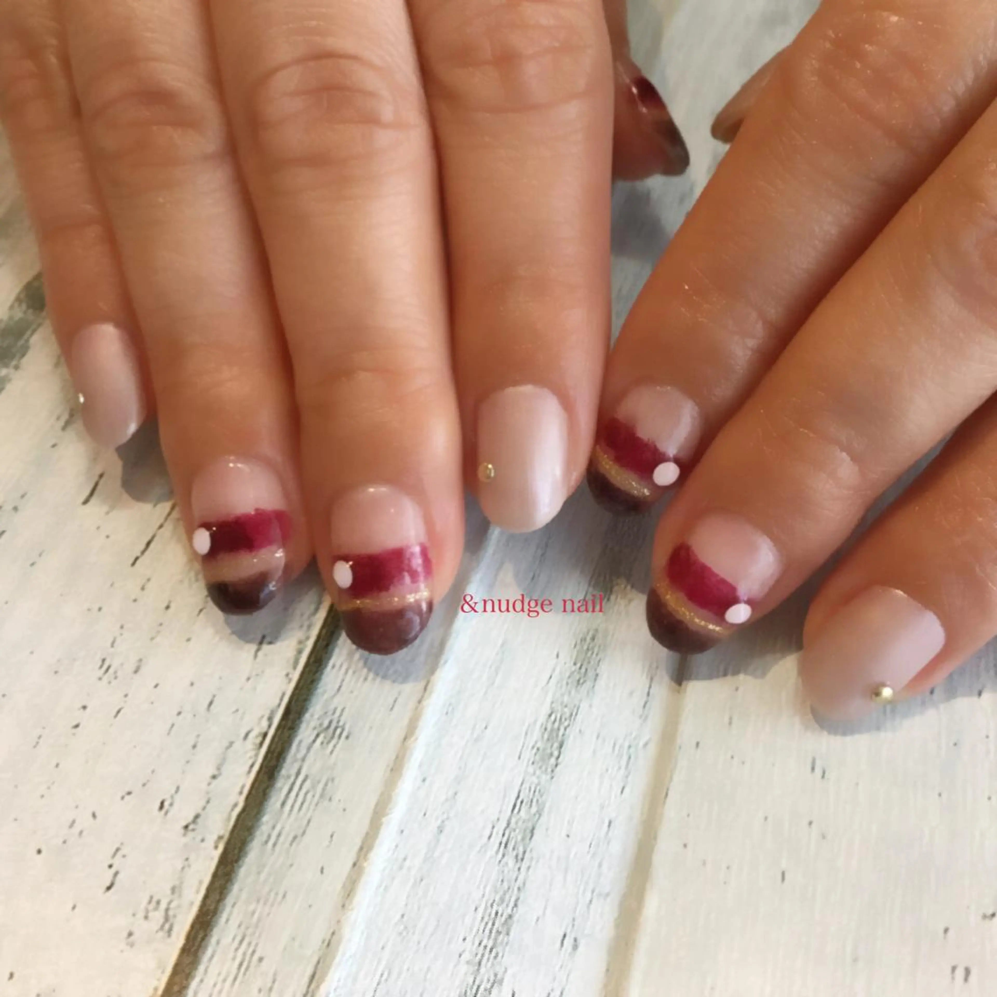 ネイル ハンドネイル & nudge nail所属・&nudgenail 本多のネイルデザイン