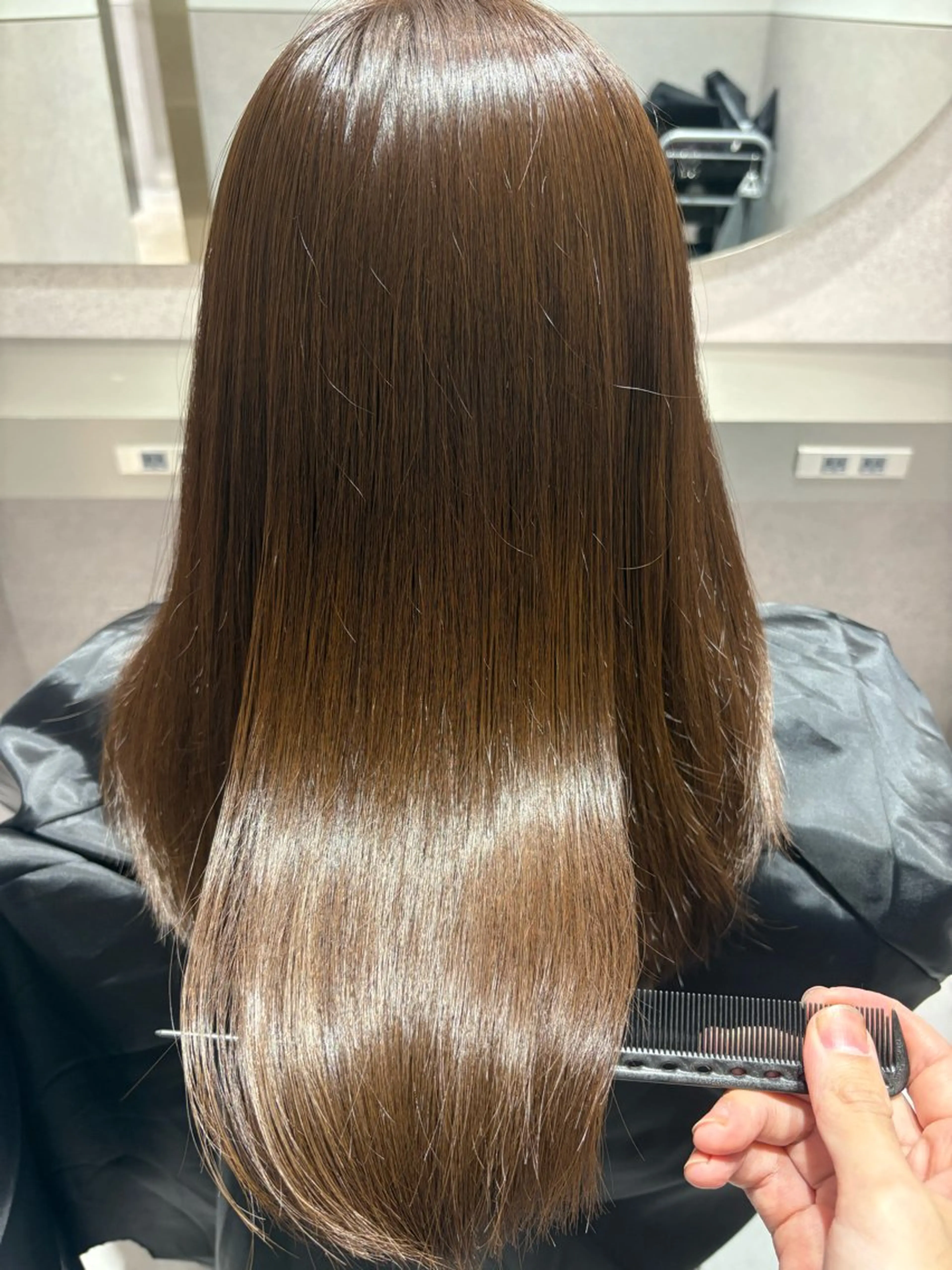 セミロング トリートメント SALOWIN三軒茶屋店所属・髪質改善/艶髪担当 山中のヘアスタイル