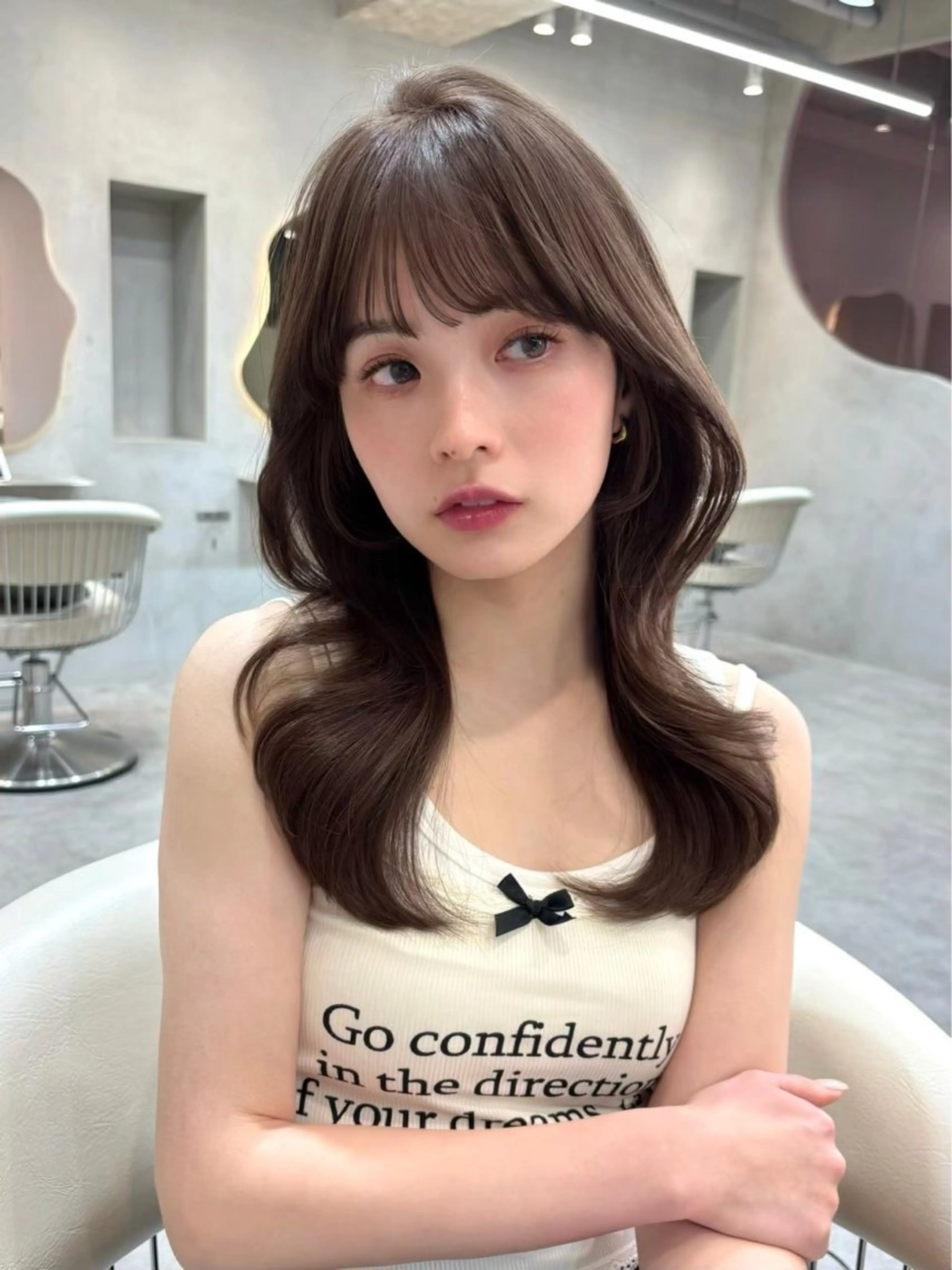 〈平日限定〉ワンカラー＋メンテナンスカット＋1stepトリートメント🤍19時より前のご予約はこちら🍀の写真