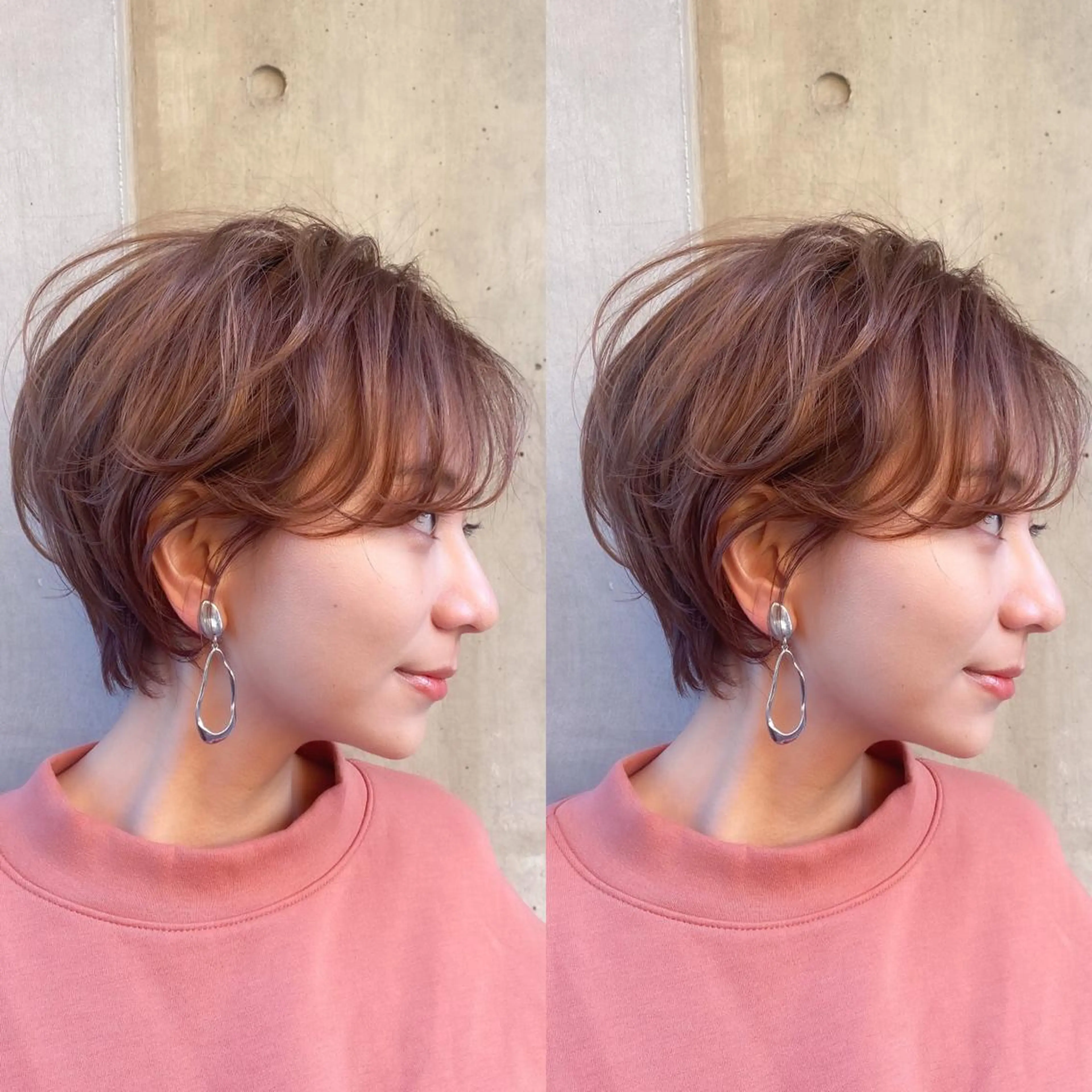 ミディアム カラー ヘアカラー トリートメント 🇰🇷韓国レイヤー 錦糸町【北山謙三】のヘアスタイル