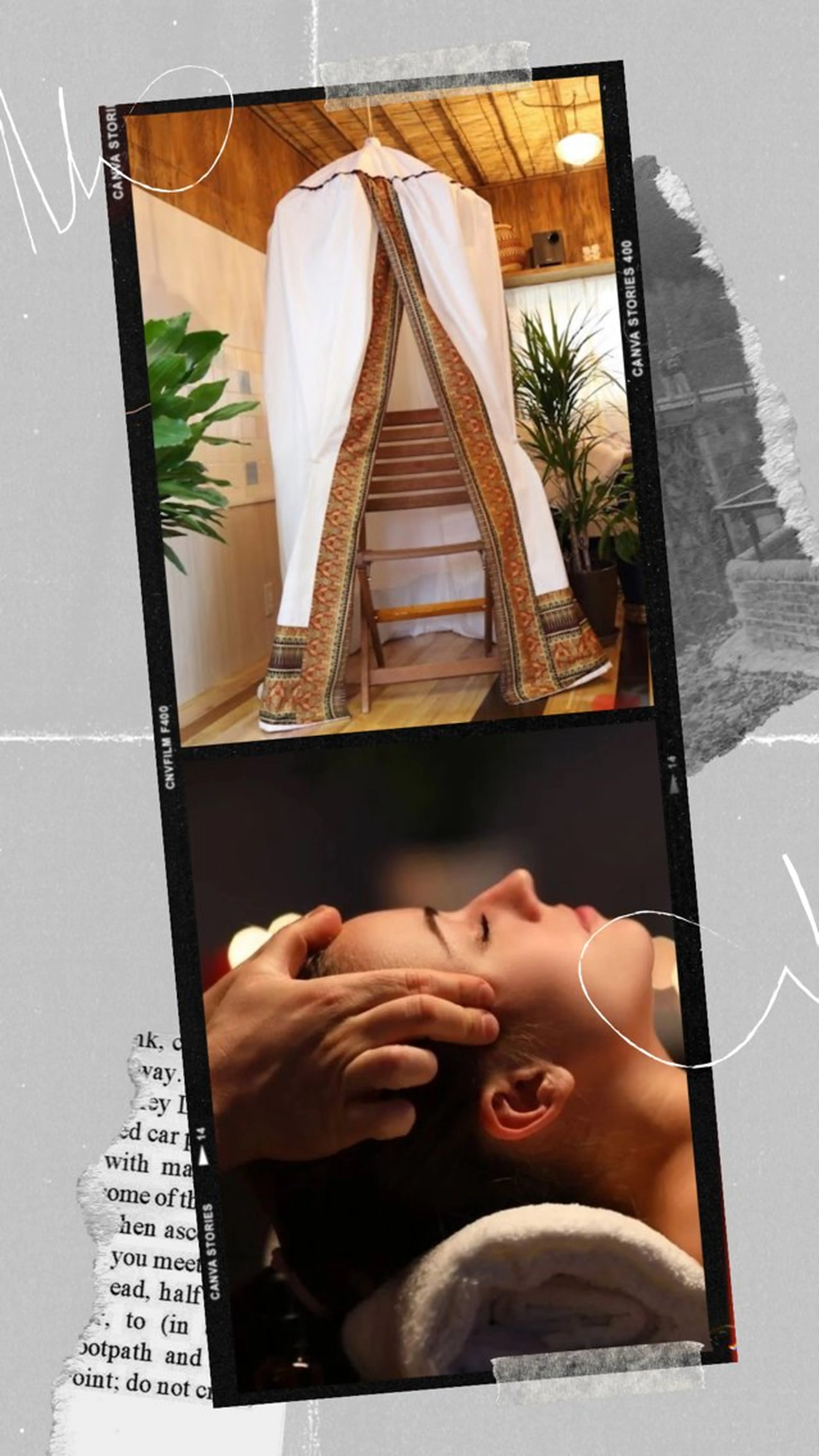 【ハーブテント🌿ヘッドスパ🌿耳ツボジュエリーセット】の写真