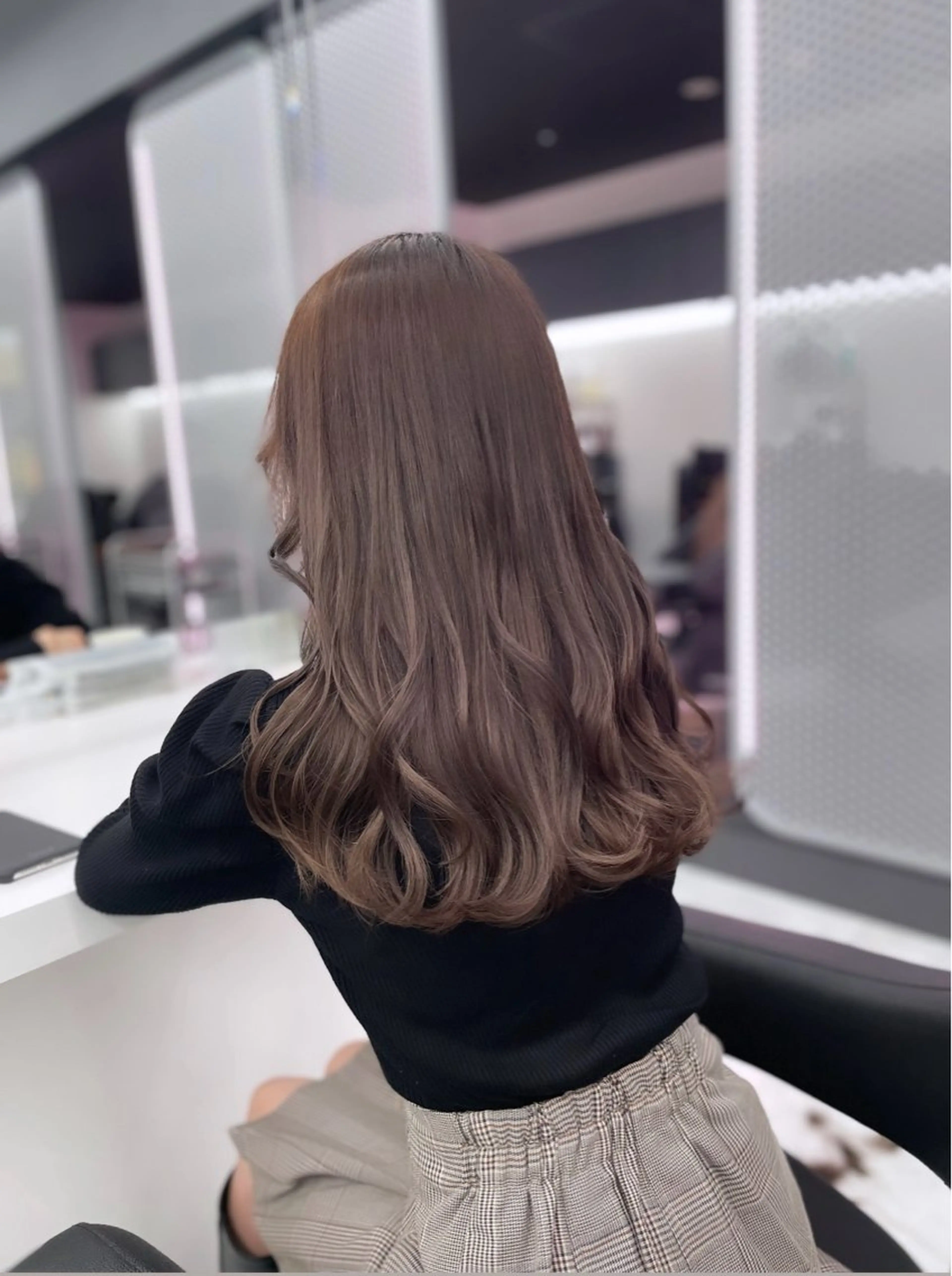 ロング ヘアカラー トリートメント ヘアセット GO TODAY SHAiR SALON所属・🤍韓国トレンド ヘア🤍miku🤍のヘアスタイル