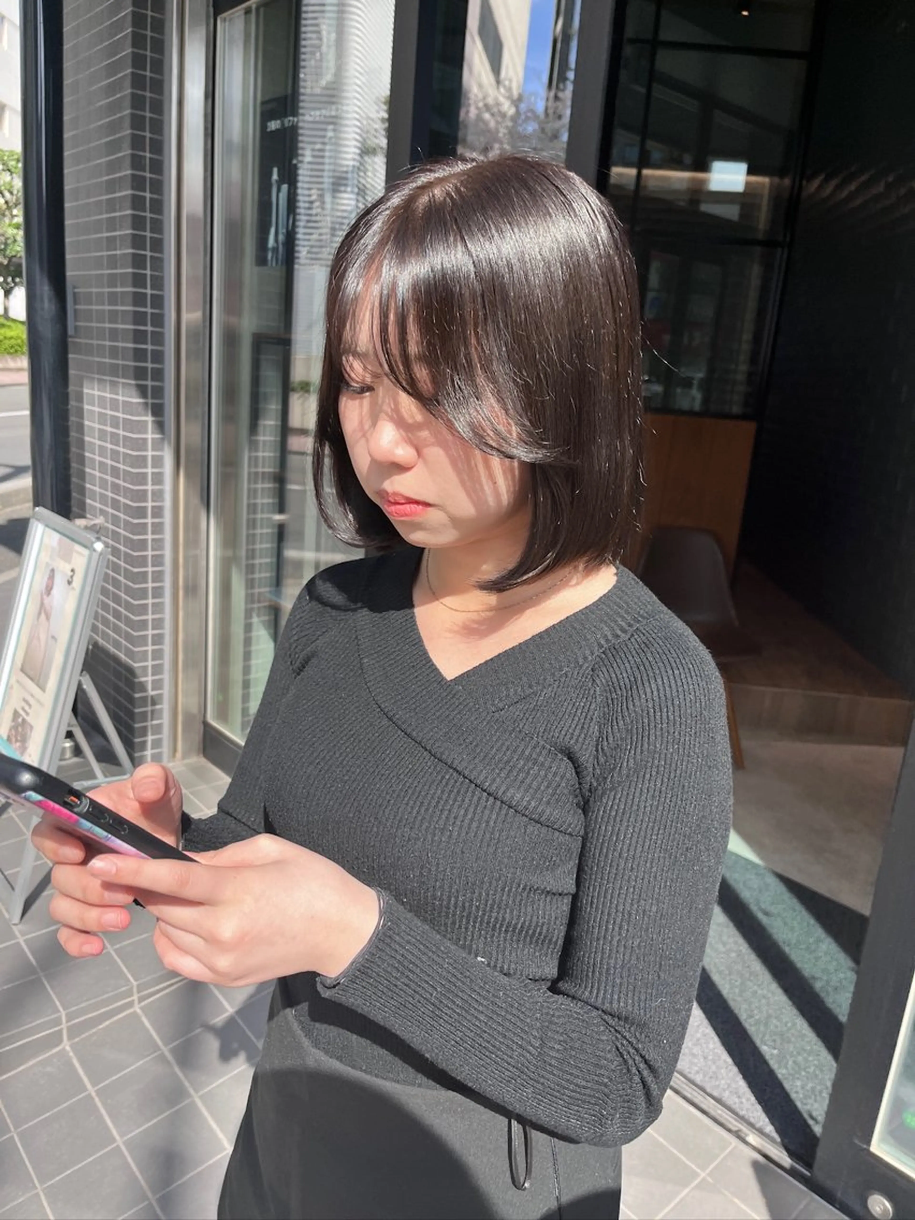 ミディアム カラー カット ヘアカラー yuuri 🎀のヘアスタイル