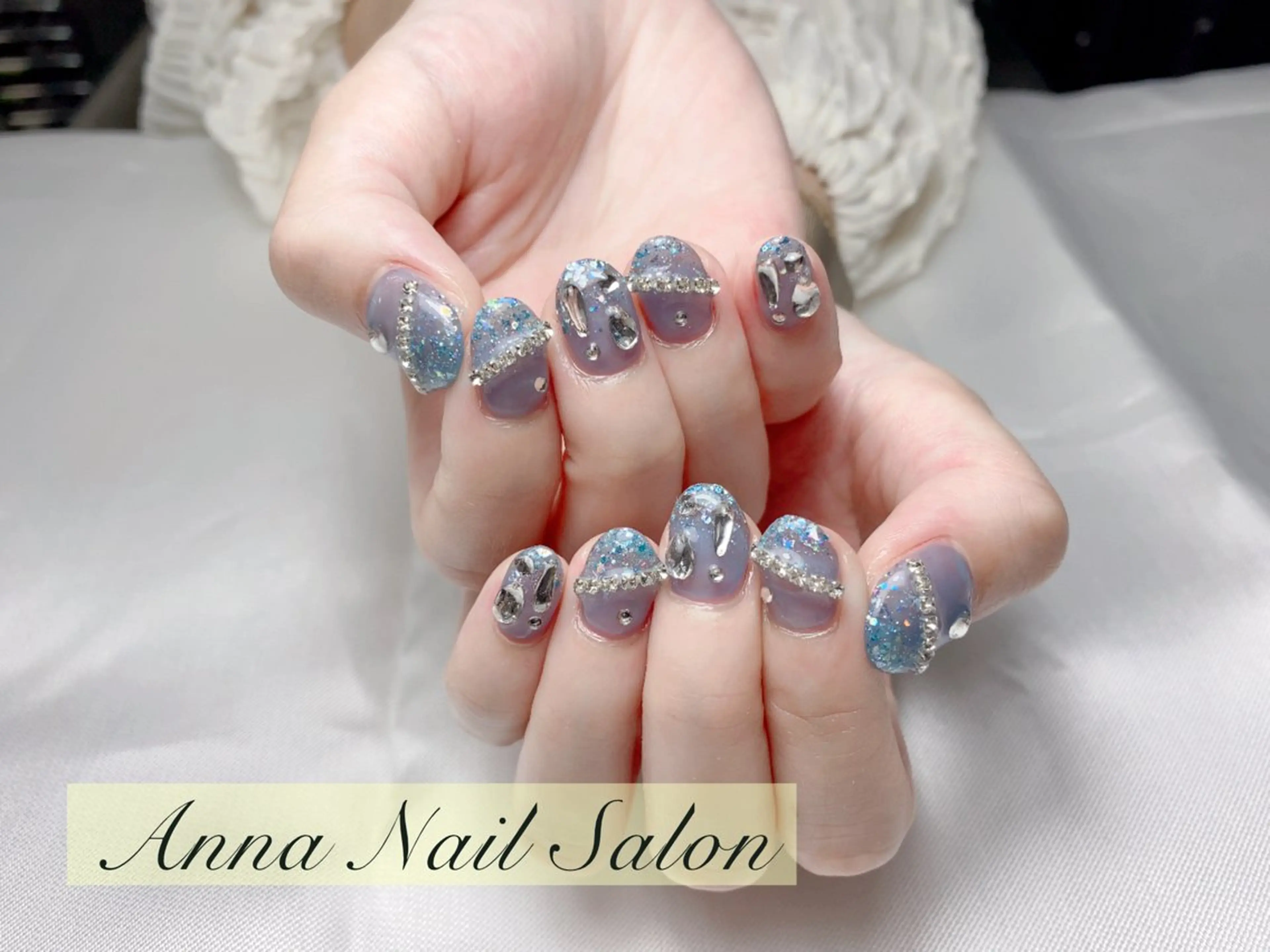 ネイル ハンドネイル 🩵ANNA Nail  🩵のネイルデザイン