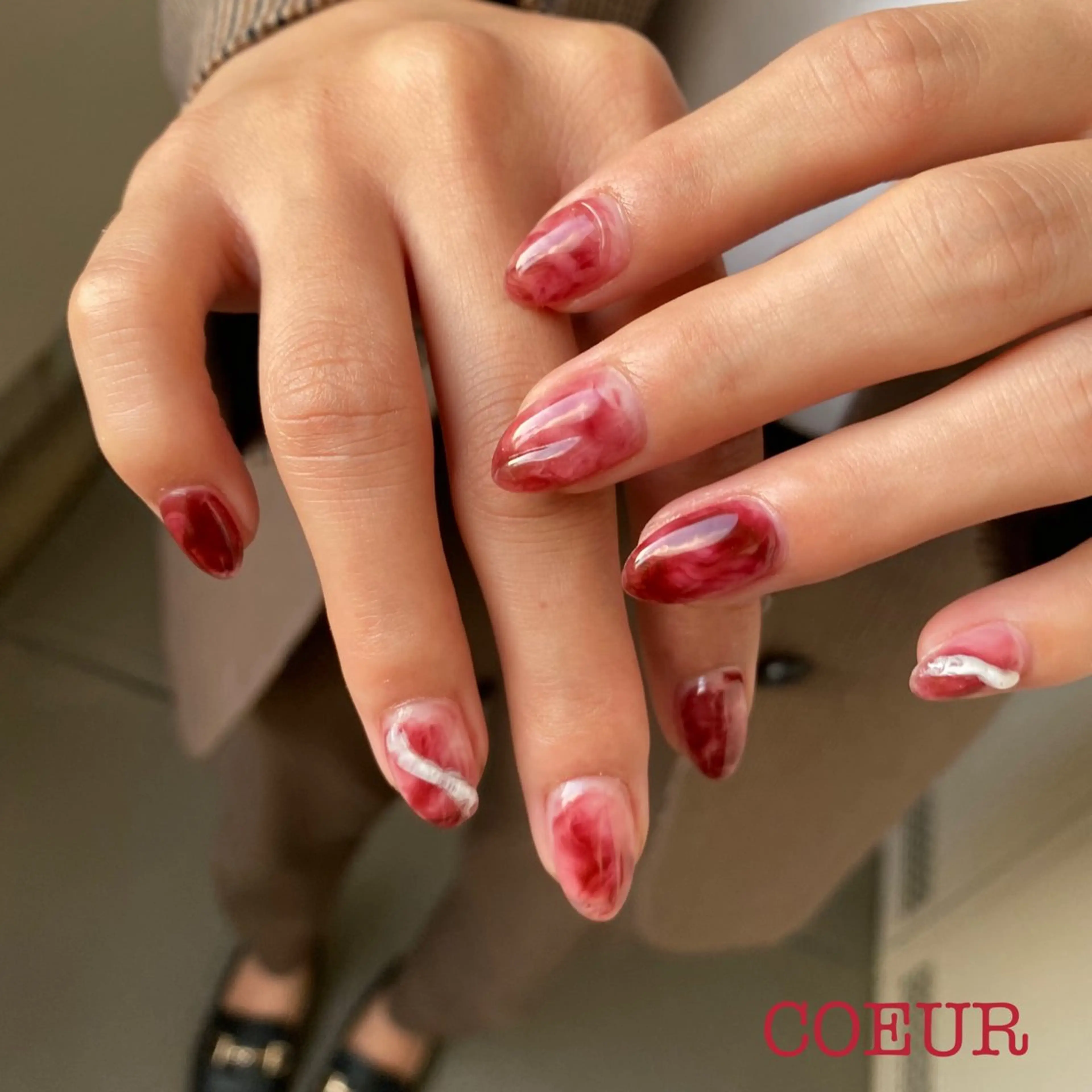 ネイル ハンドネイル COEUR✴︎ yukikaのネイルデザイン