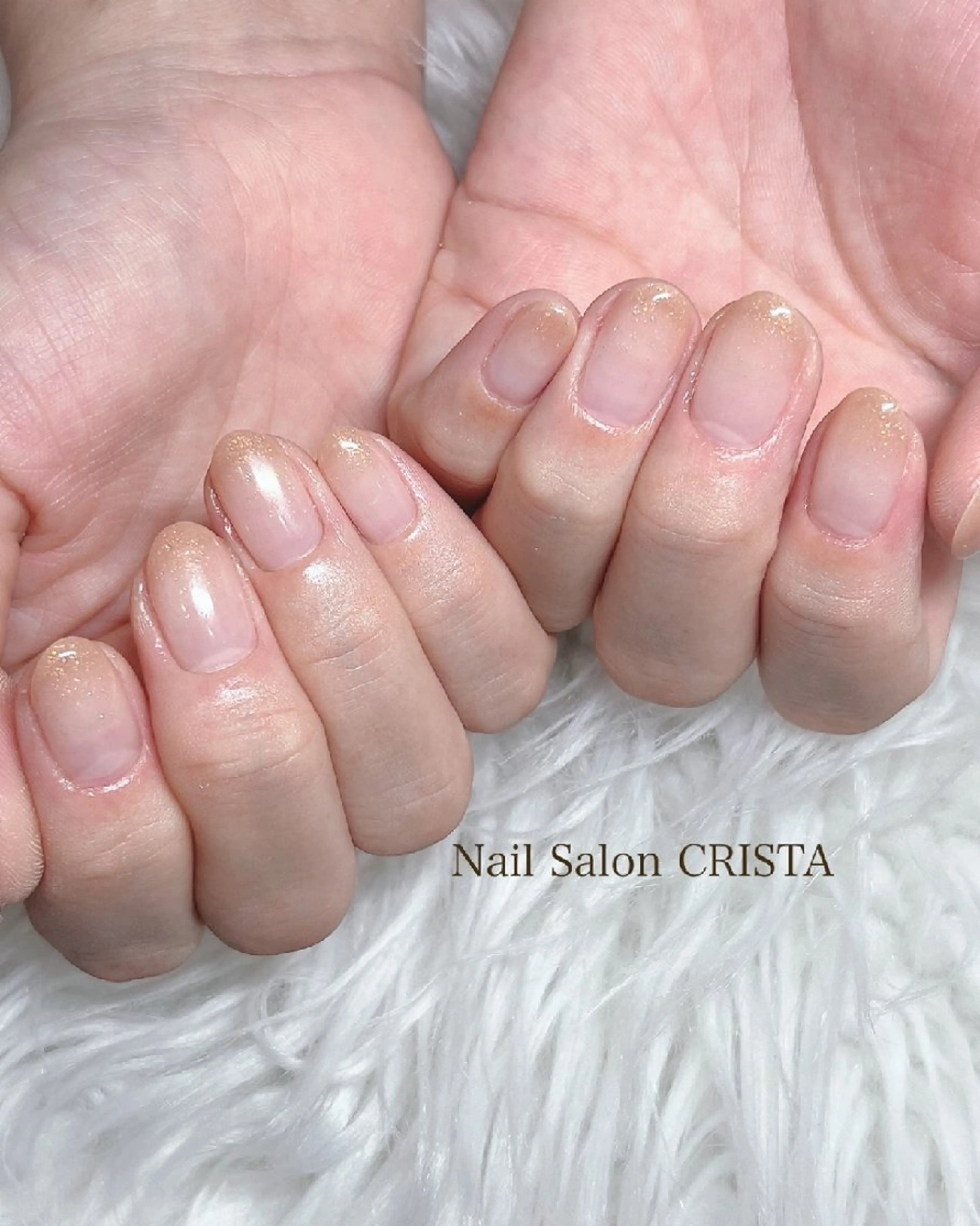 ネイル グラデーション シンプルネイル NaiI Salon CRISTAのネイルデザイン