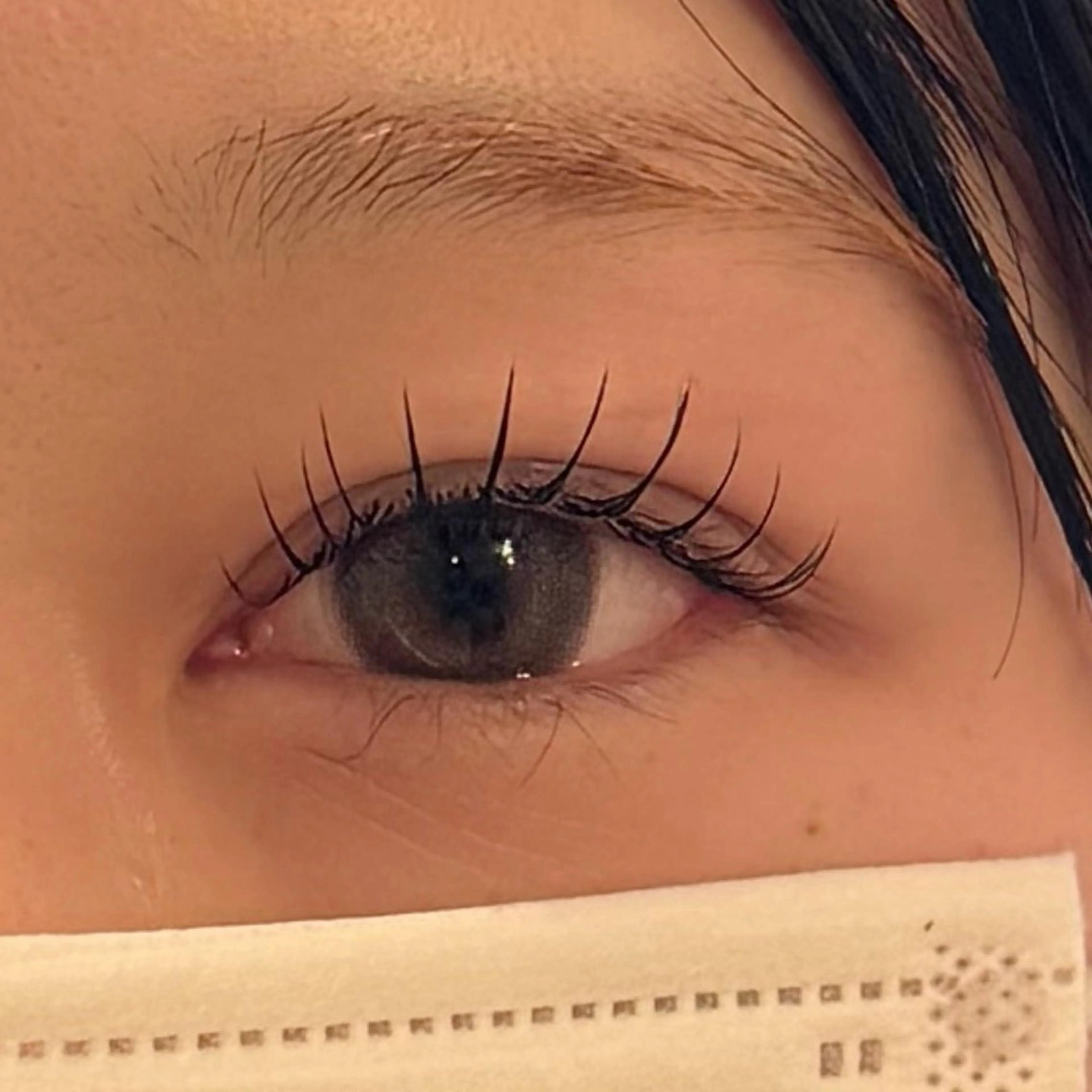 マツエク・マツパ 束感まつ毛 フラットラッシュ agrabah所属・agrabah 🫧 Sayakaのマツエク・マツパデザイン