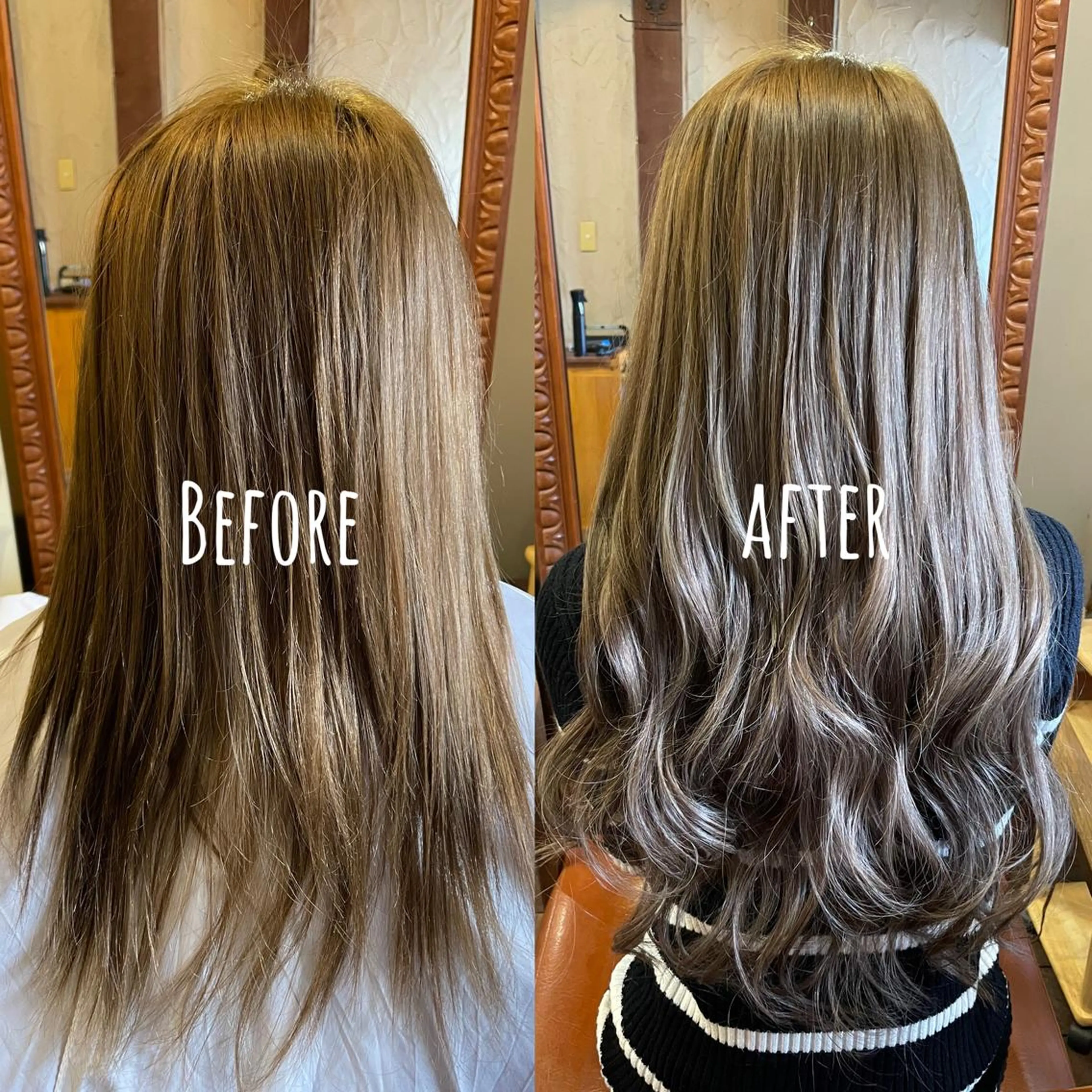 ロング シールエクステ エクステ カット ヘアカラー エクステ ReHyd BEAUTÉ salon&store 心斎橋店所属・❤️MASAKO❤️ 🌸🩷エクステ🩷のヘアスタイル