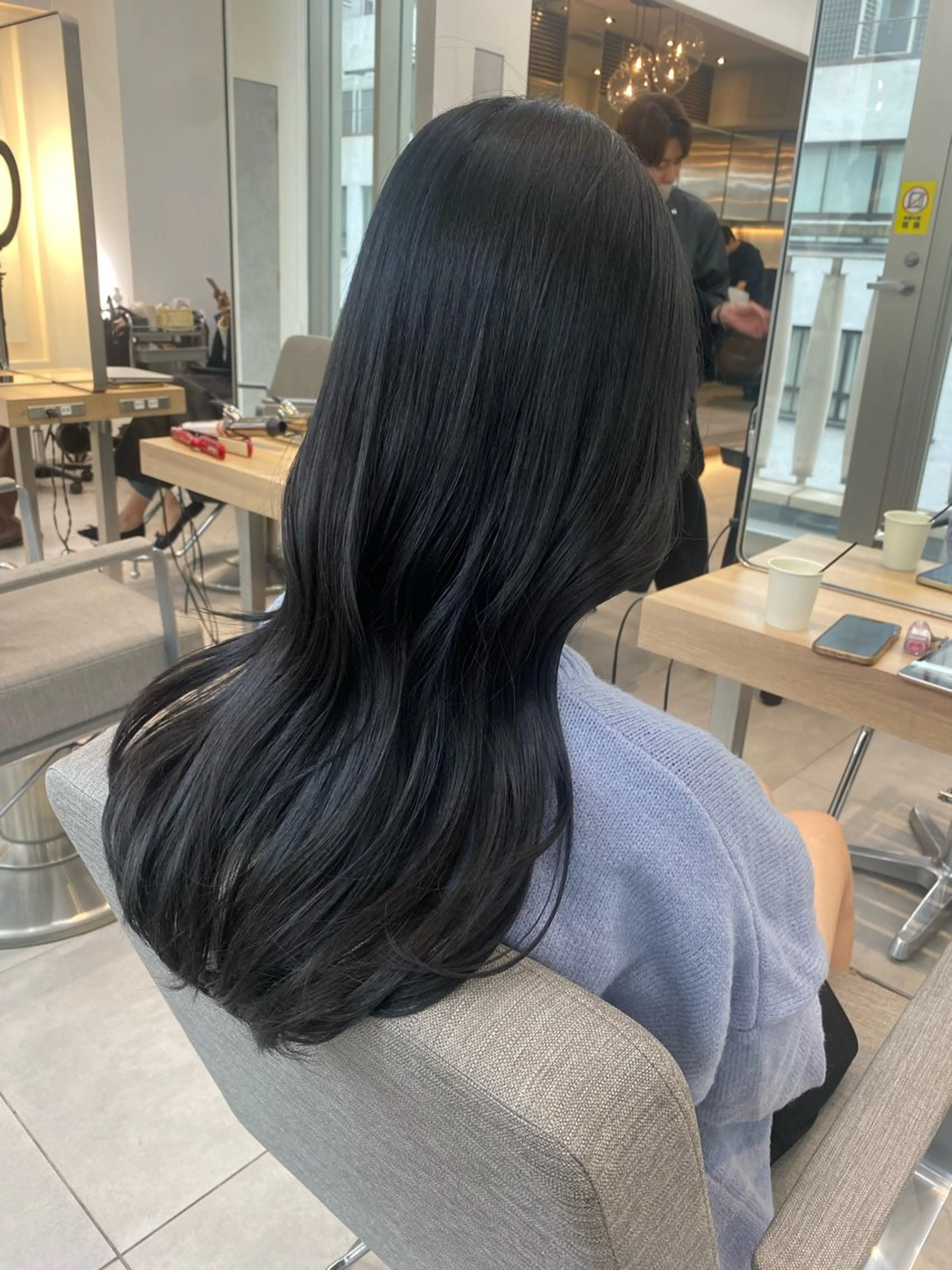 カラー ヘアカラー トリートメント nok所属・レイヤー/ベージュ/ どますず🌺のヘアスタイル