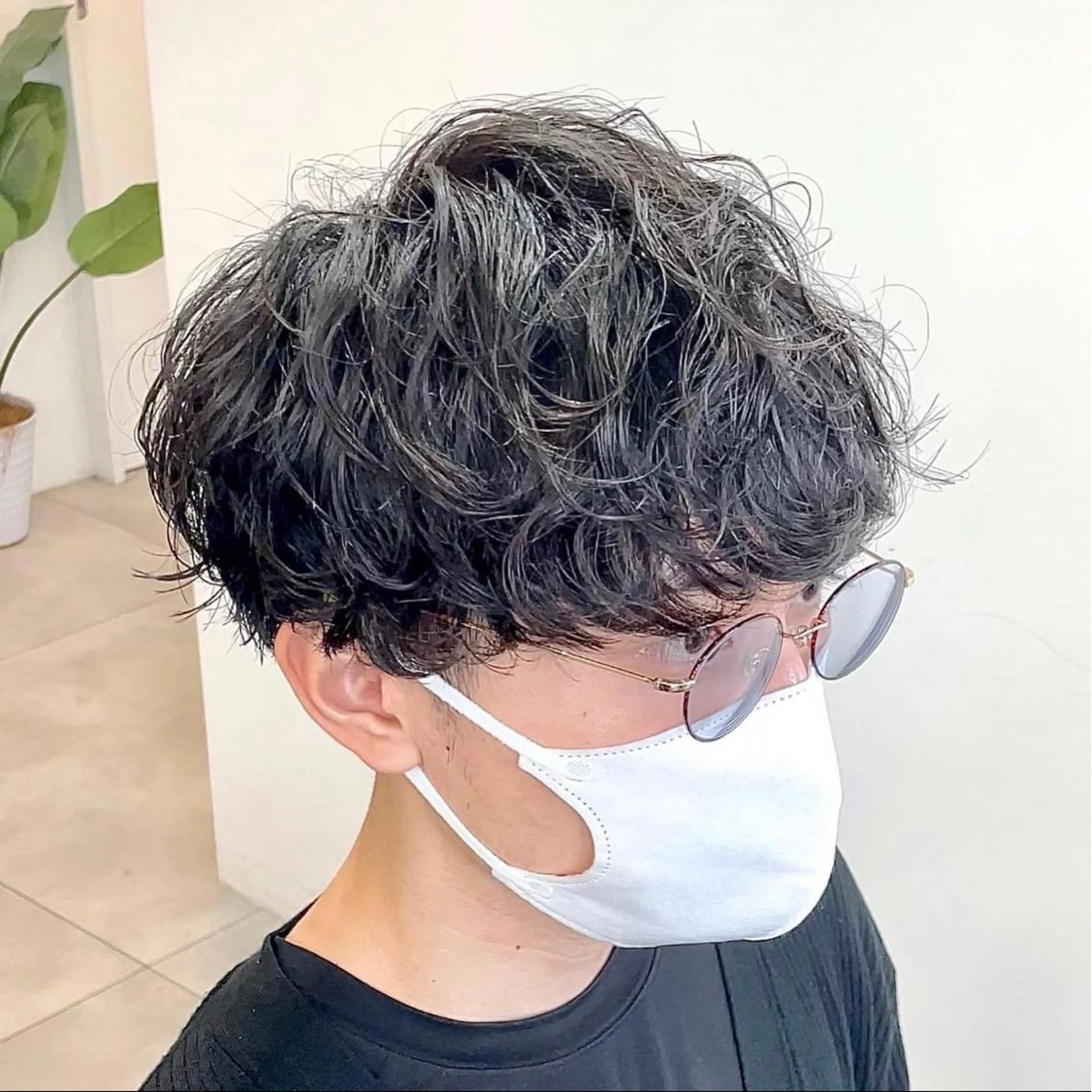 パーマ メンズ メンズパーマ スパイラルパーマ カット メンズパーマ/新宿/ サイカショウイチのヘアスタイル