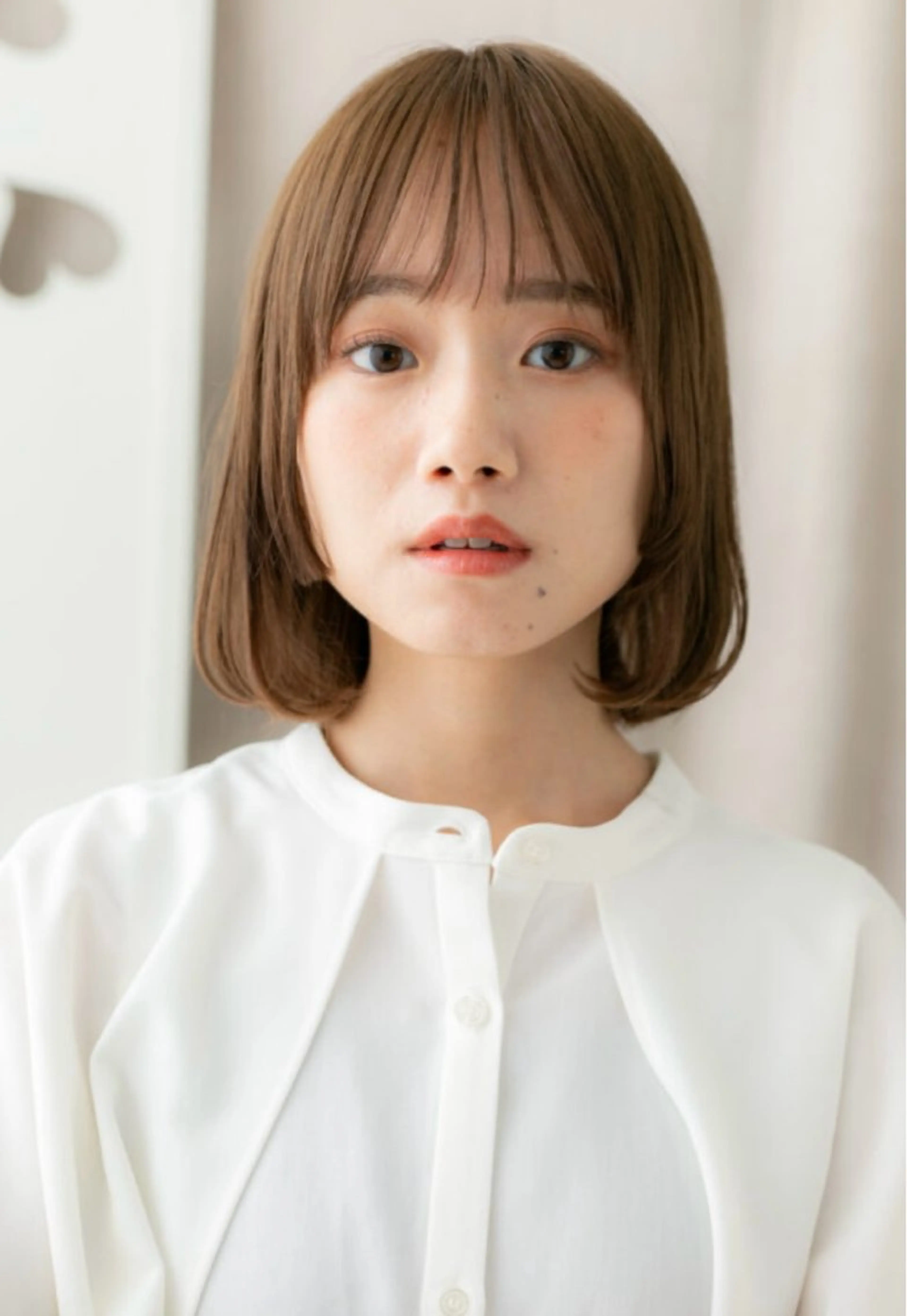 ミディアム カラー ヘアカラー 艶髪カラー🤍ྀི 強矢　美紗希🩷ྀིのヘアスタイル