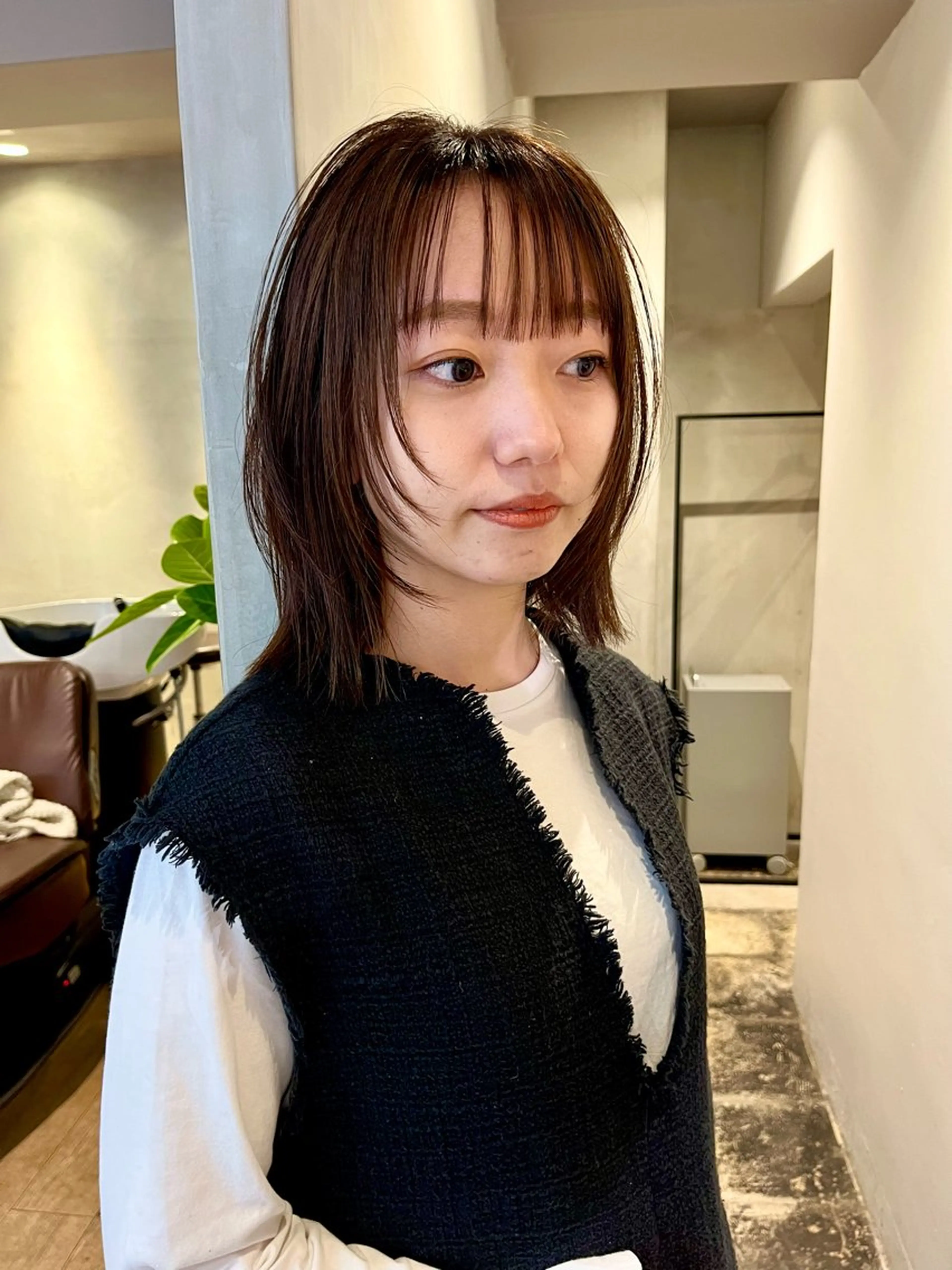 ミディアム カラー ロエ平尾山荘所属・大人ショート/メンズ /平尾/薬院/綜一郎のヘアスタイル