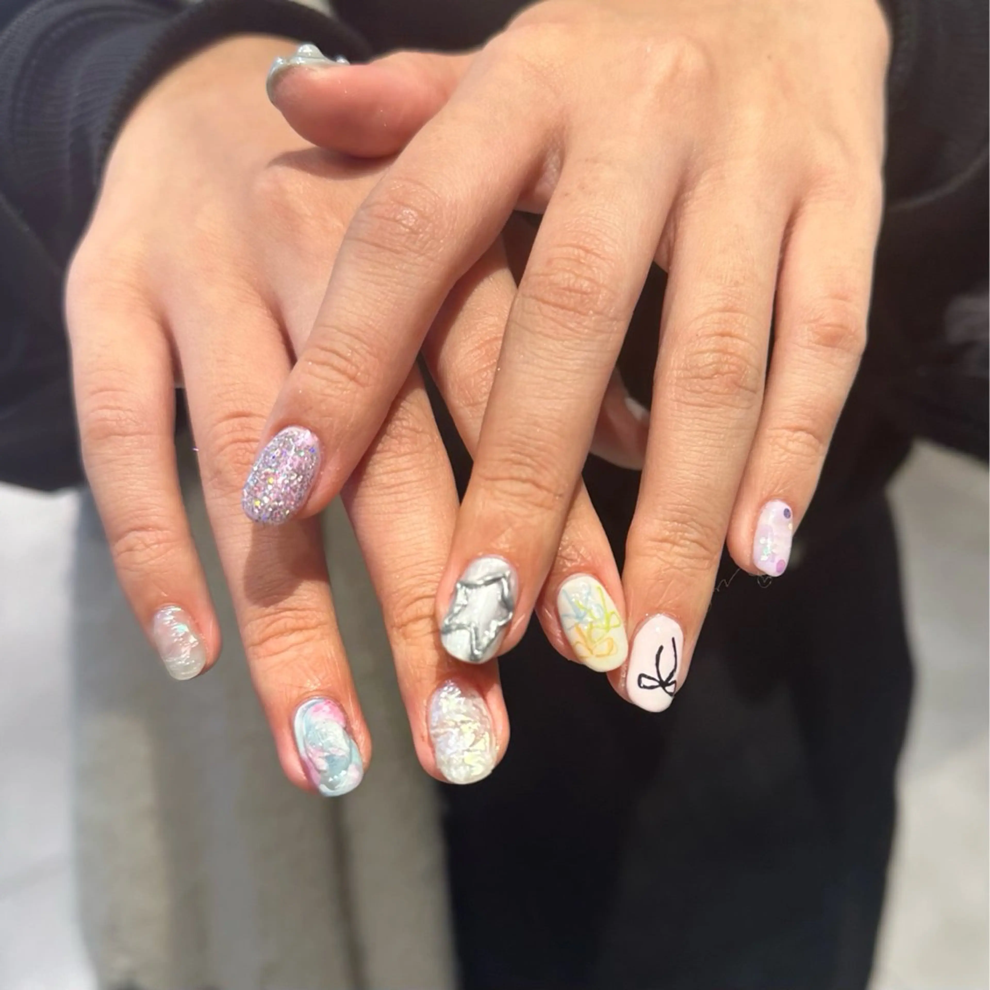 ネイル ハイトーン特化 pepe🎀のヘアスタイル