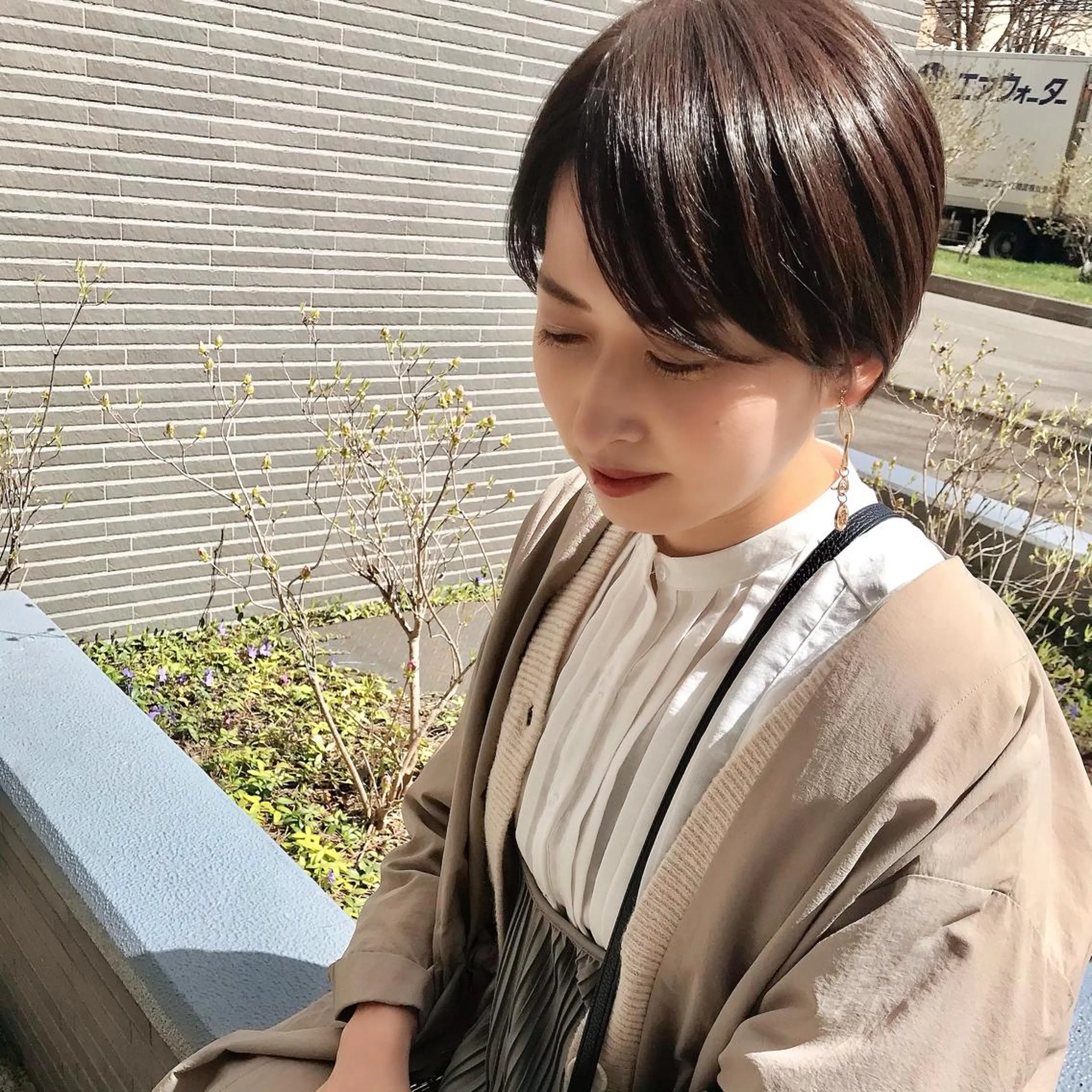 ショート カット ヘッドスパ ママ美容師 *ヒマワリのヘアスタイル