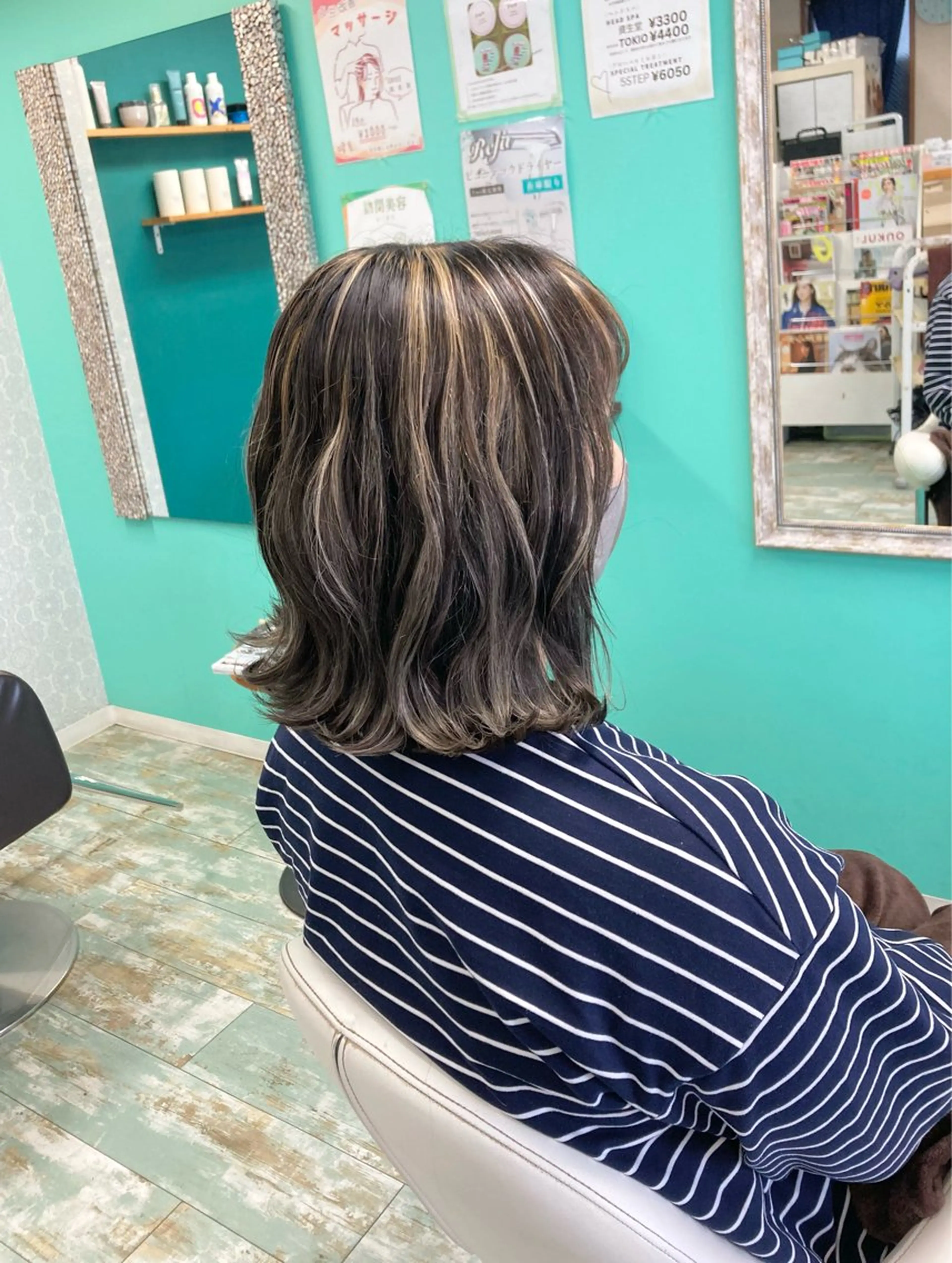 ミディアム カット ヘアカラー Fun  hair make所属・田牧 みゆきのヘアスタイル
