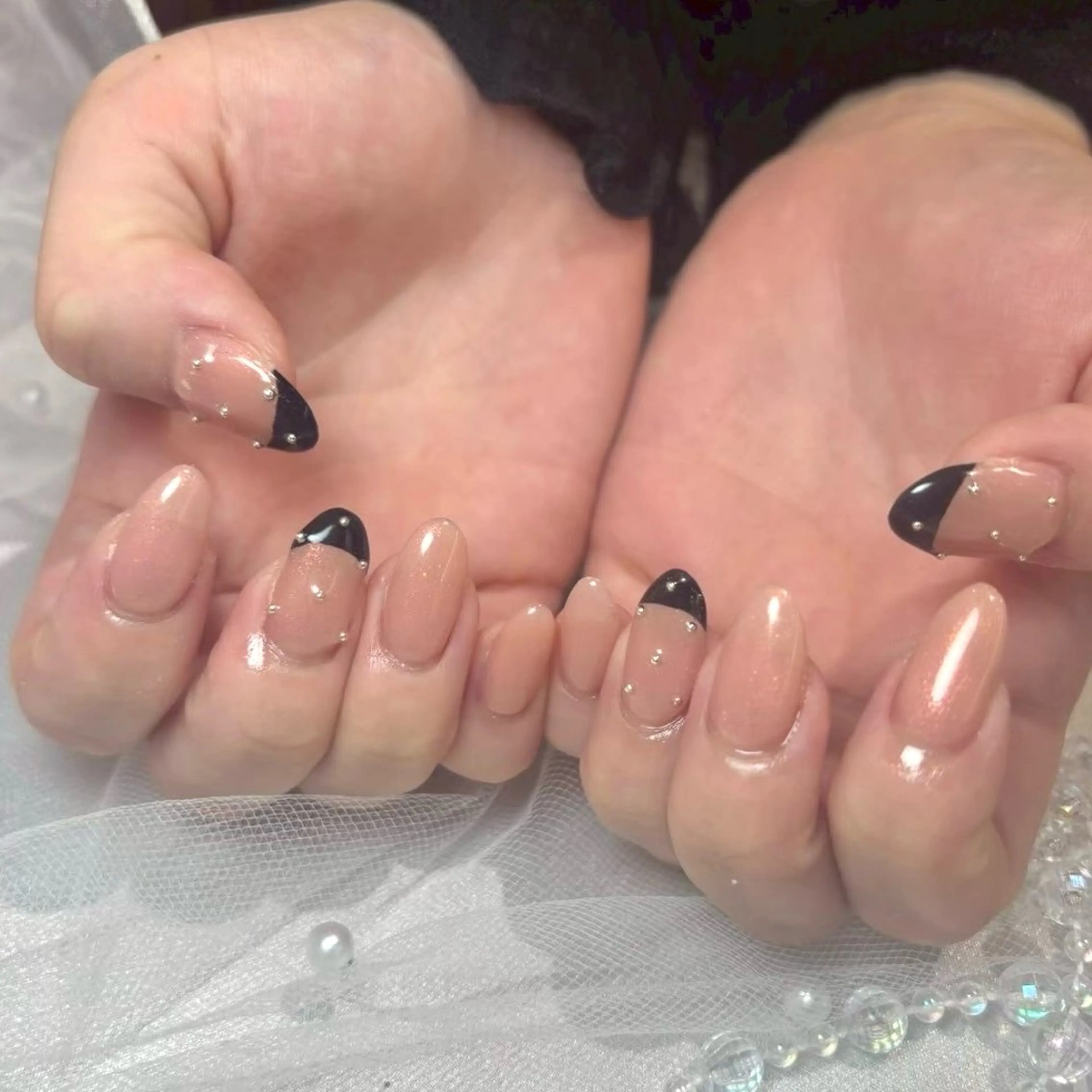 【初回ジェルオフ無料】フレンチネイル(カラー2色まで)の写真