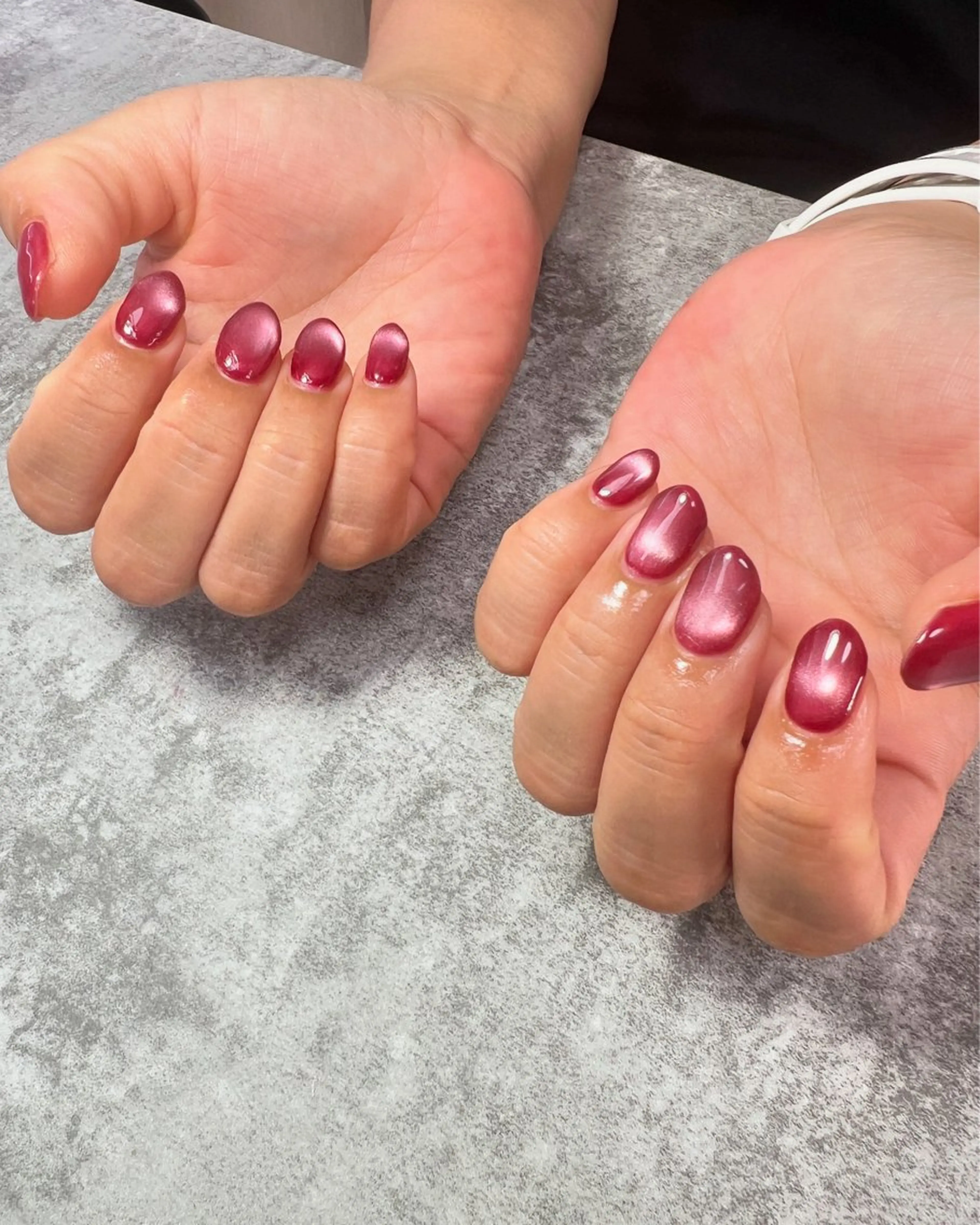 ネイル マグネットネイル ハンドネイル Aura nailのネイルデザイン