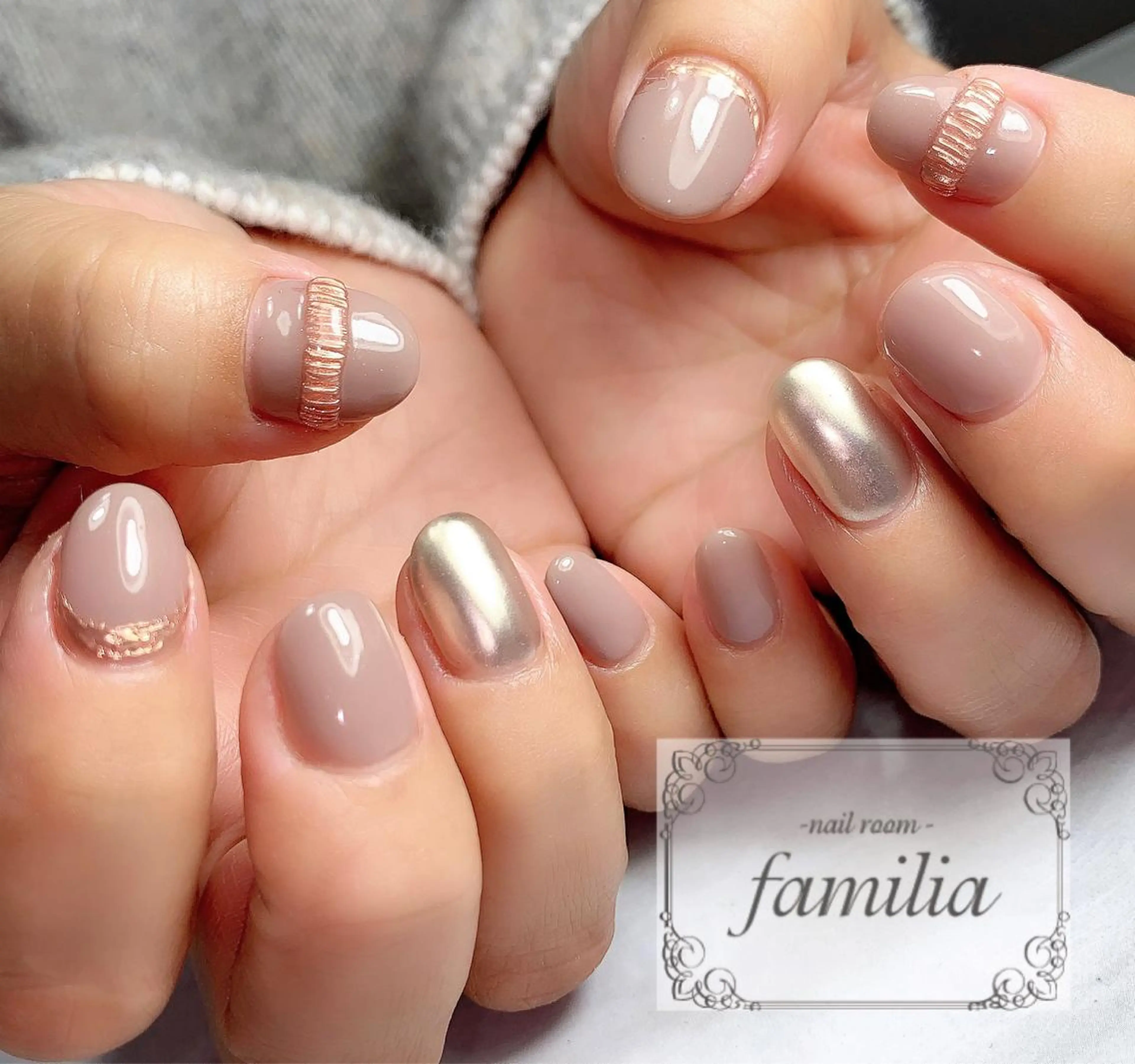 ネイル ハンドネイル -nailroom- familiaのネイルデザイン