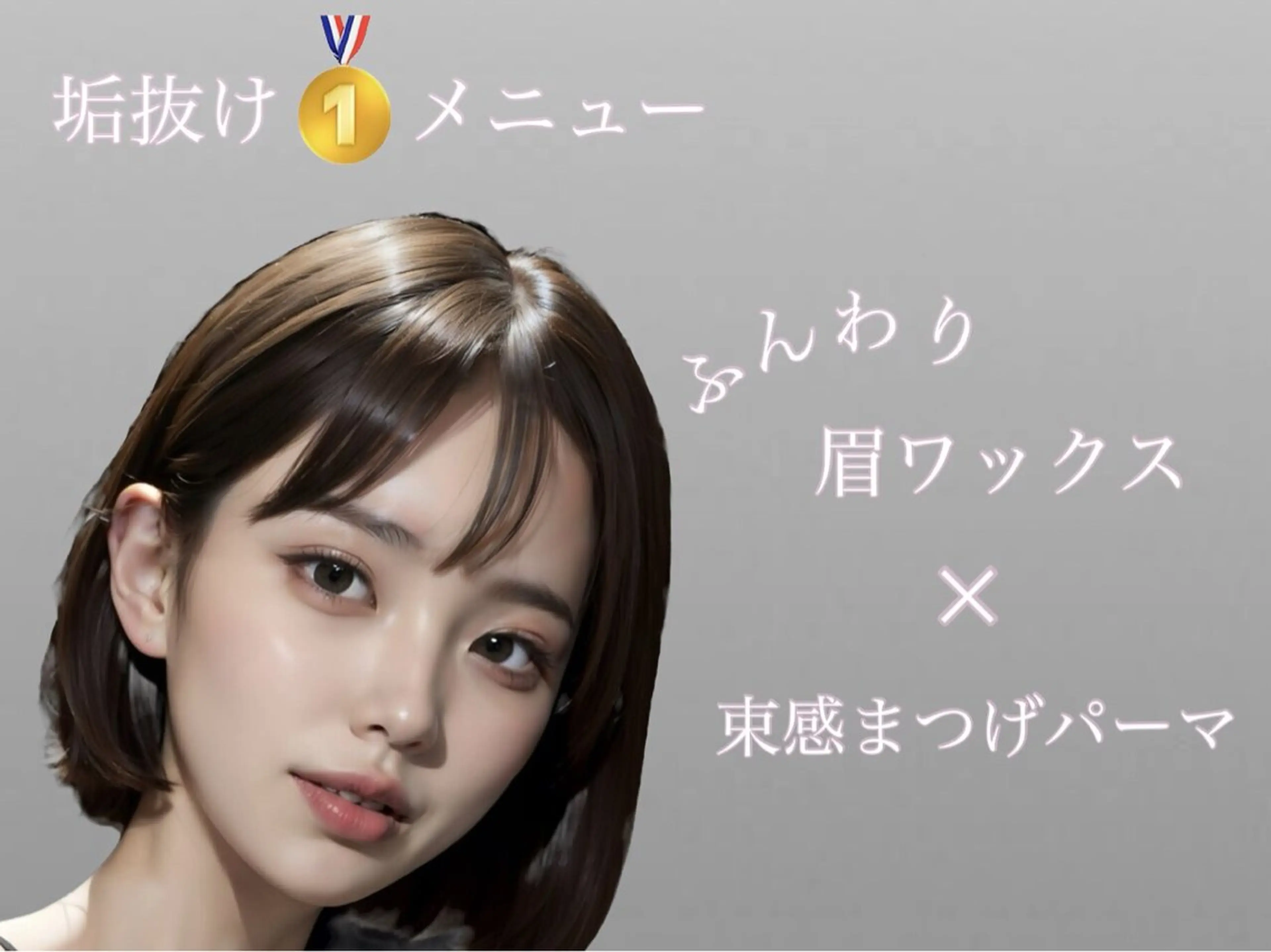トリートメント付ラッシュリフト＋眉ワックス¥8600→¥6600の写真