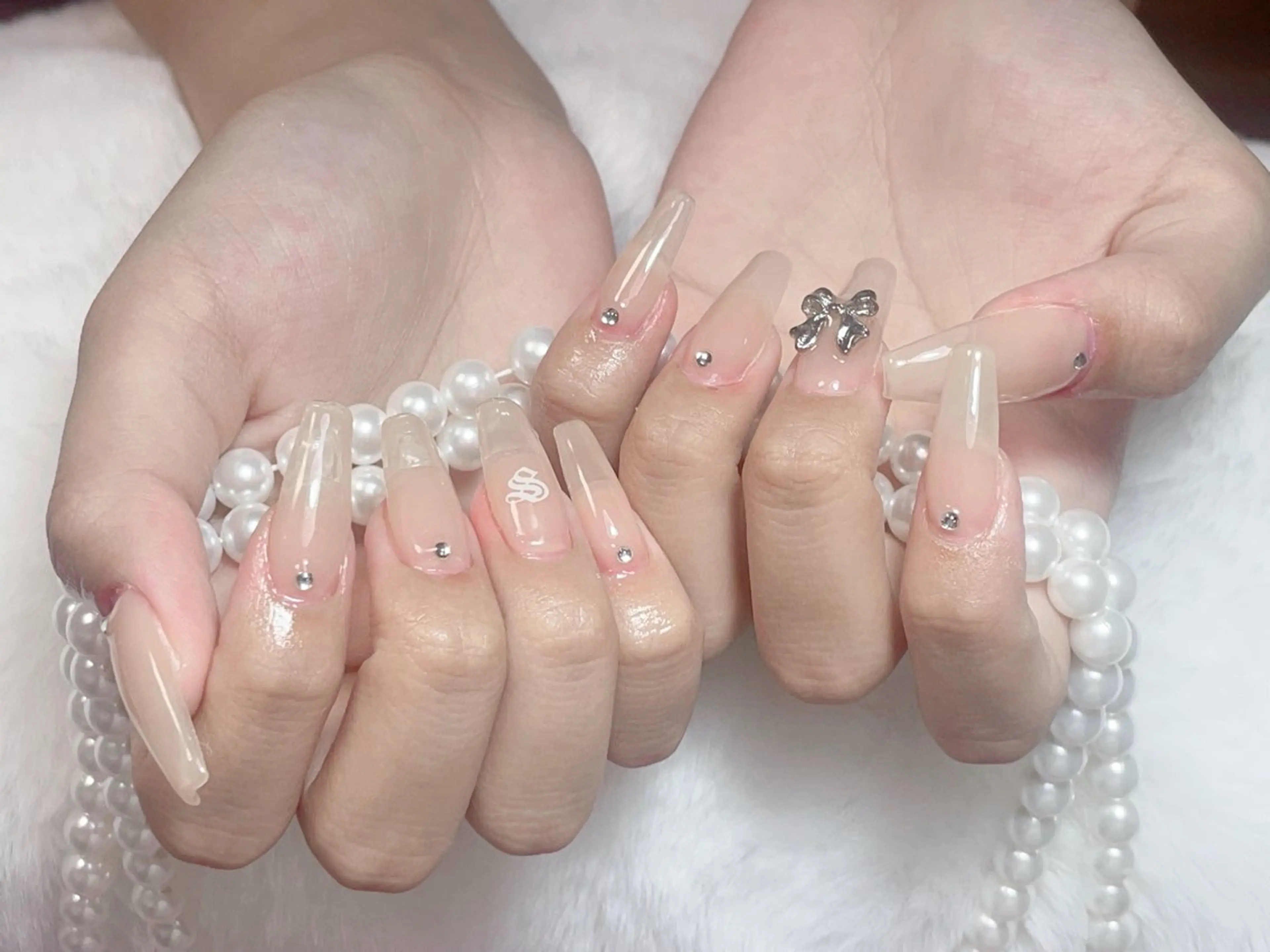 ネイル ネイルチップ ハンドネイル 長さだし/持込/ ワンホンネイル/Umのネイルデザイン