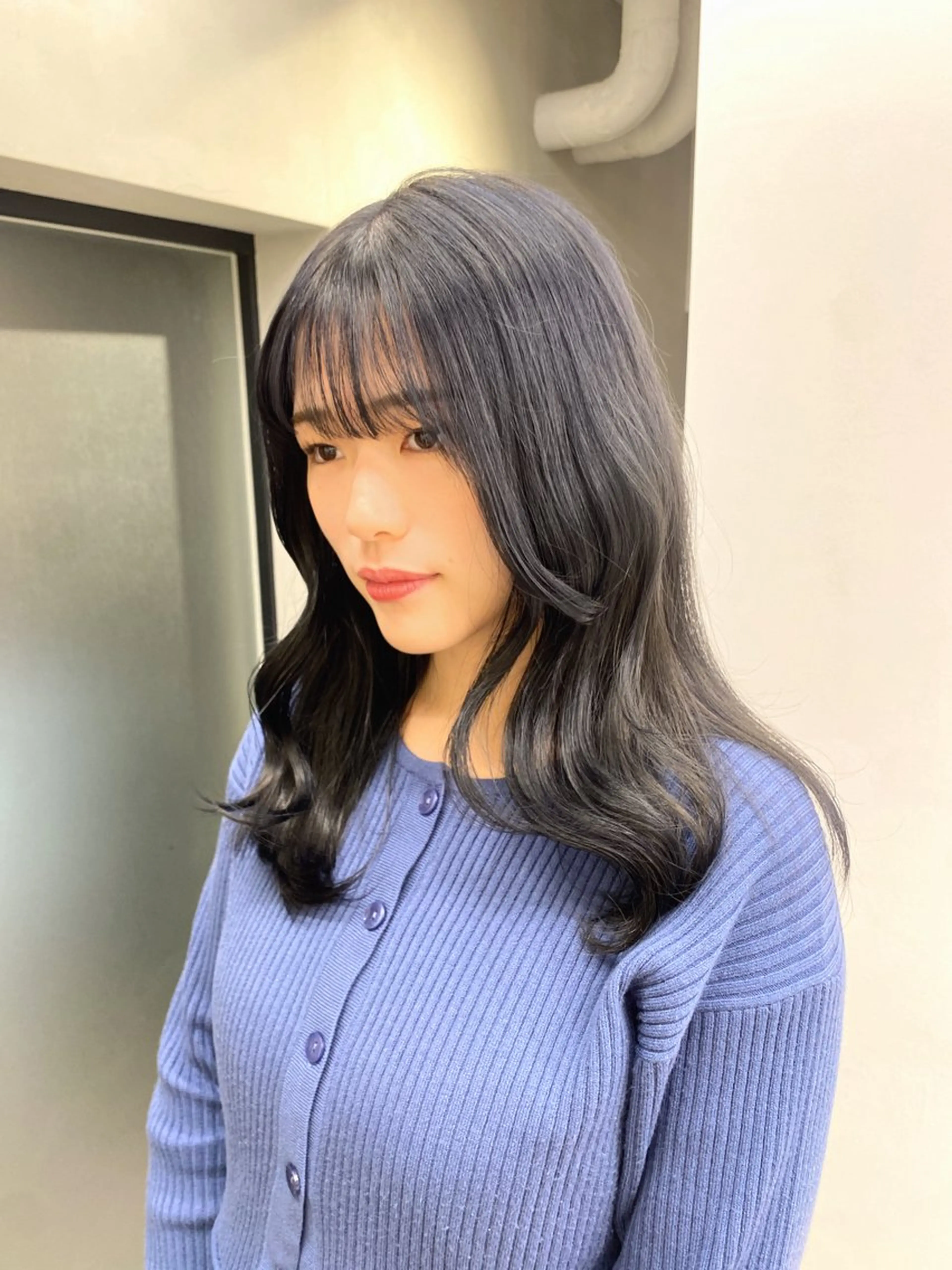 セミロング カラー カット ヘアカラー トリートメント noa/ 渋谷のヘアスタイル