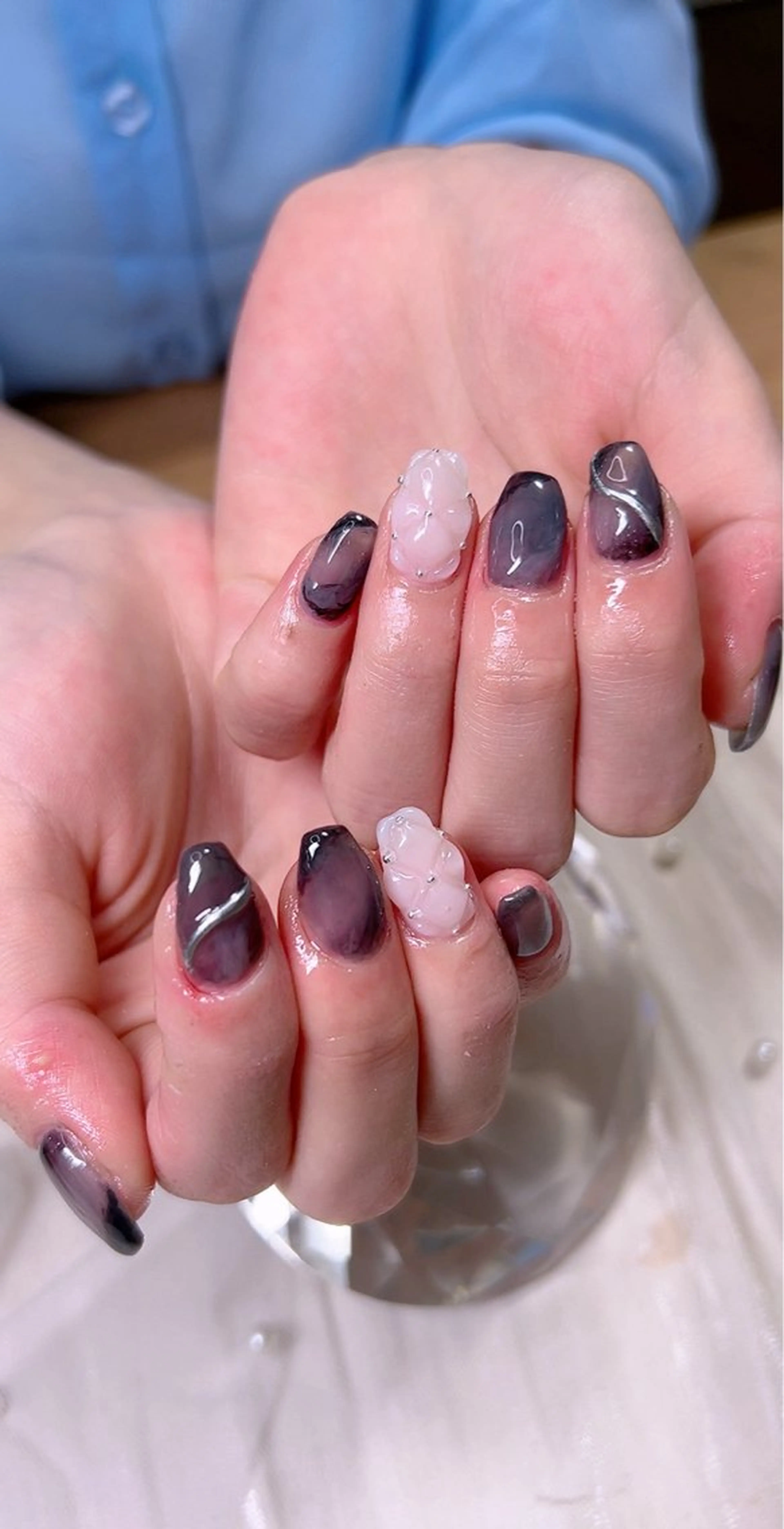 ネイル ニュアンスネイル オフィスネイル シンプルネイル Cute Tips nailのネイルデザイン